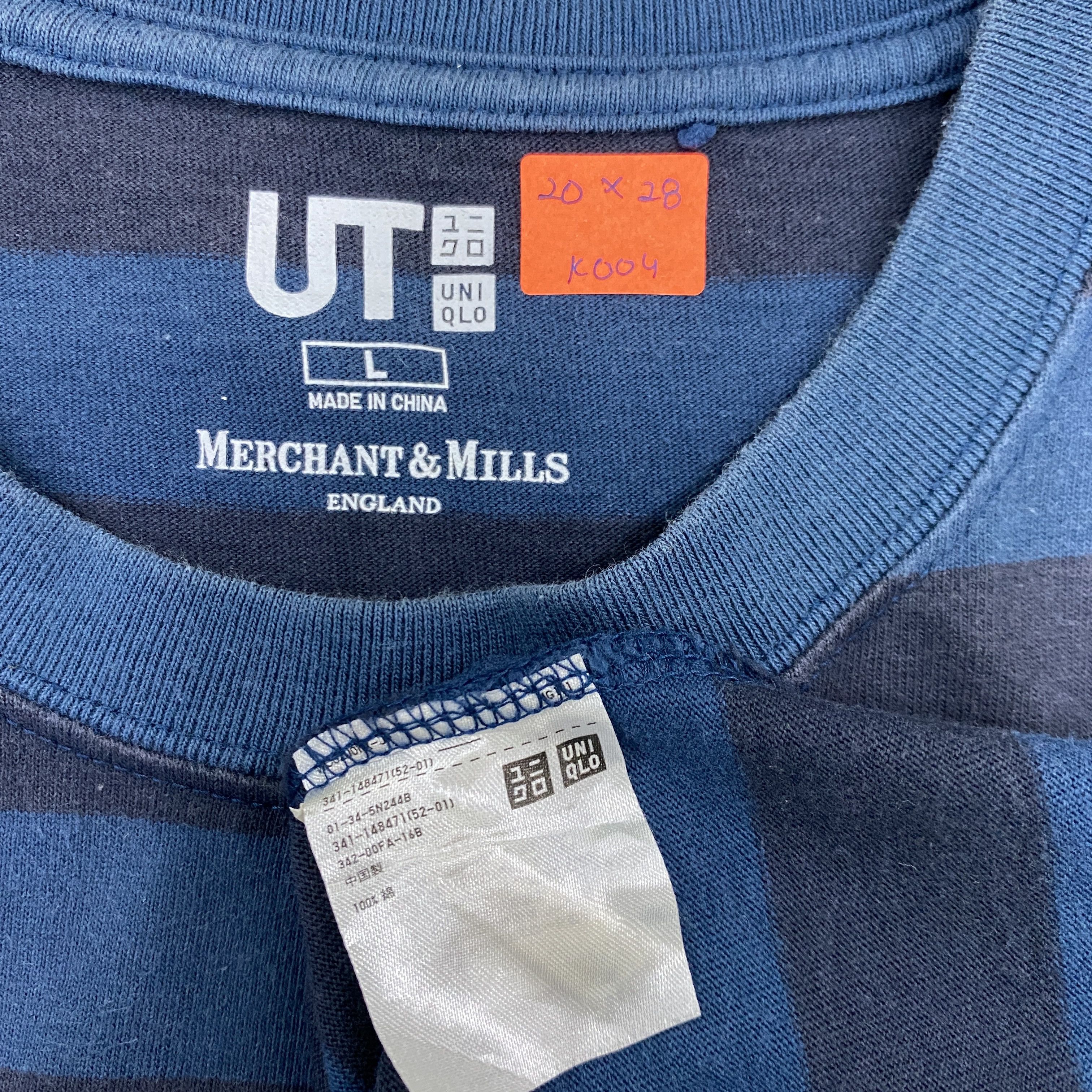 Japanese Brand Merchant And Mills x Uniqlo Tshirt - K004 Size US M / EU 48-50 / 2 - 5 Thumbnail