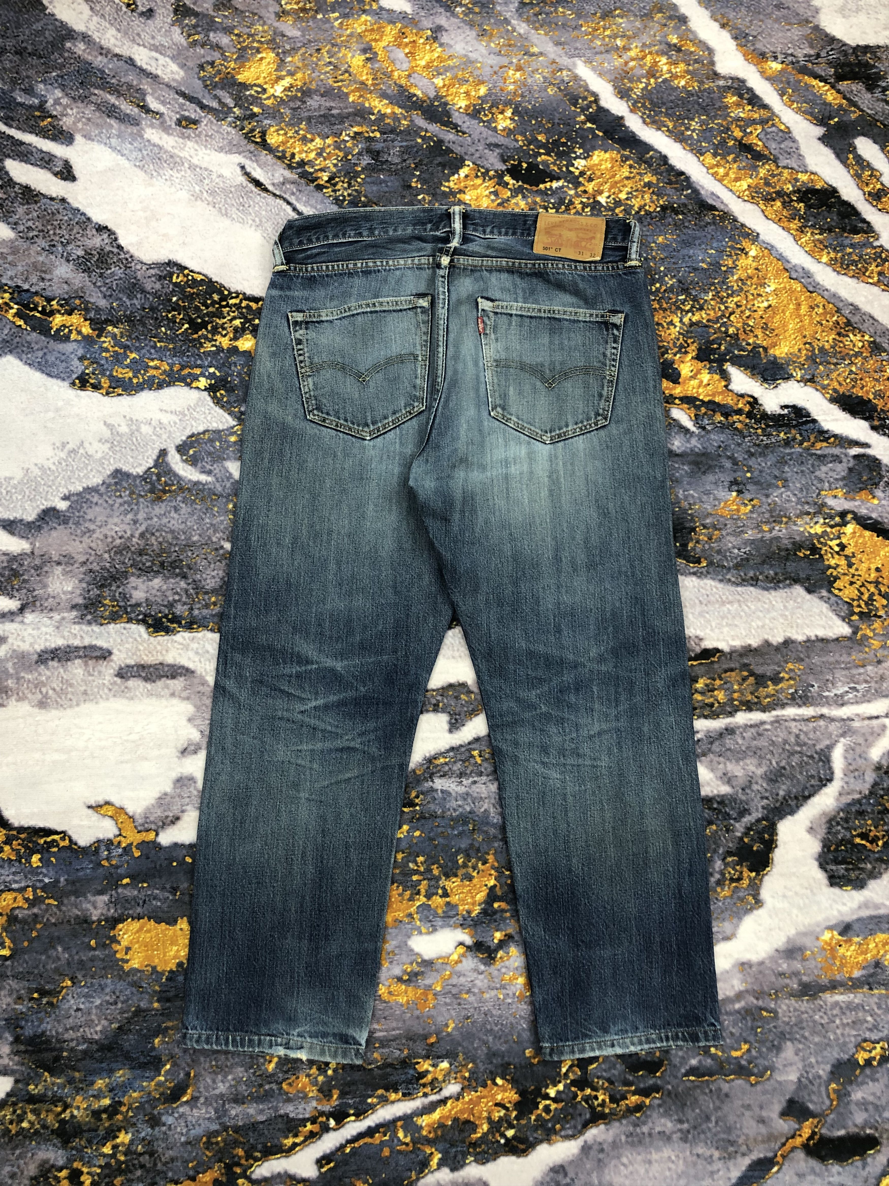 Levi's Vintage Levis 501 ct Faded Blue Jeans DPP0061 Size US 34 / EU 50 - 3 Thumbnail
