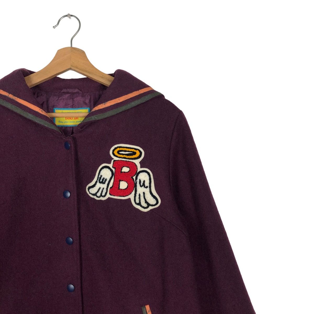 Japanese Brand 🔥Rich Purple - Long Wool Jacket Betty’s Blue Shinji Abe Size US M / EU 48-50 / 2 - 6 Thumbnail