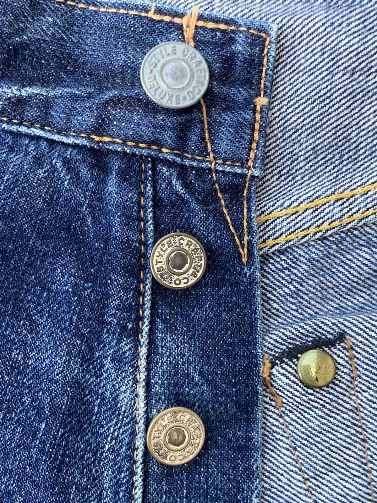 Evisu Vintage Evis selvedge No1 (old name before evisu). Size US 28 / EU 44 - 7 Thumbnail