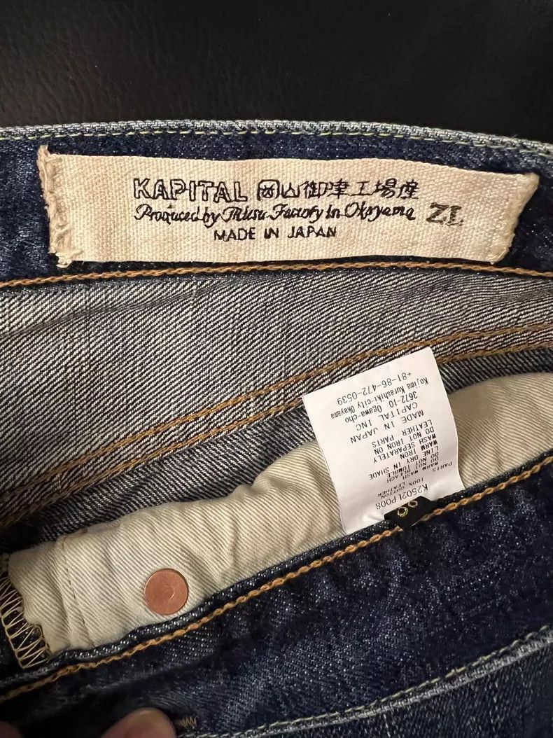 Kapital 5P Monkey TH Washed Jeans