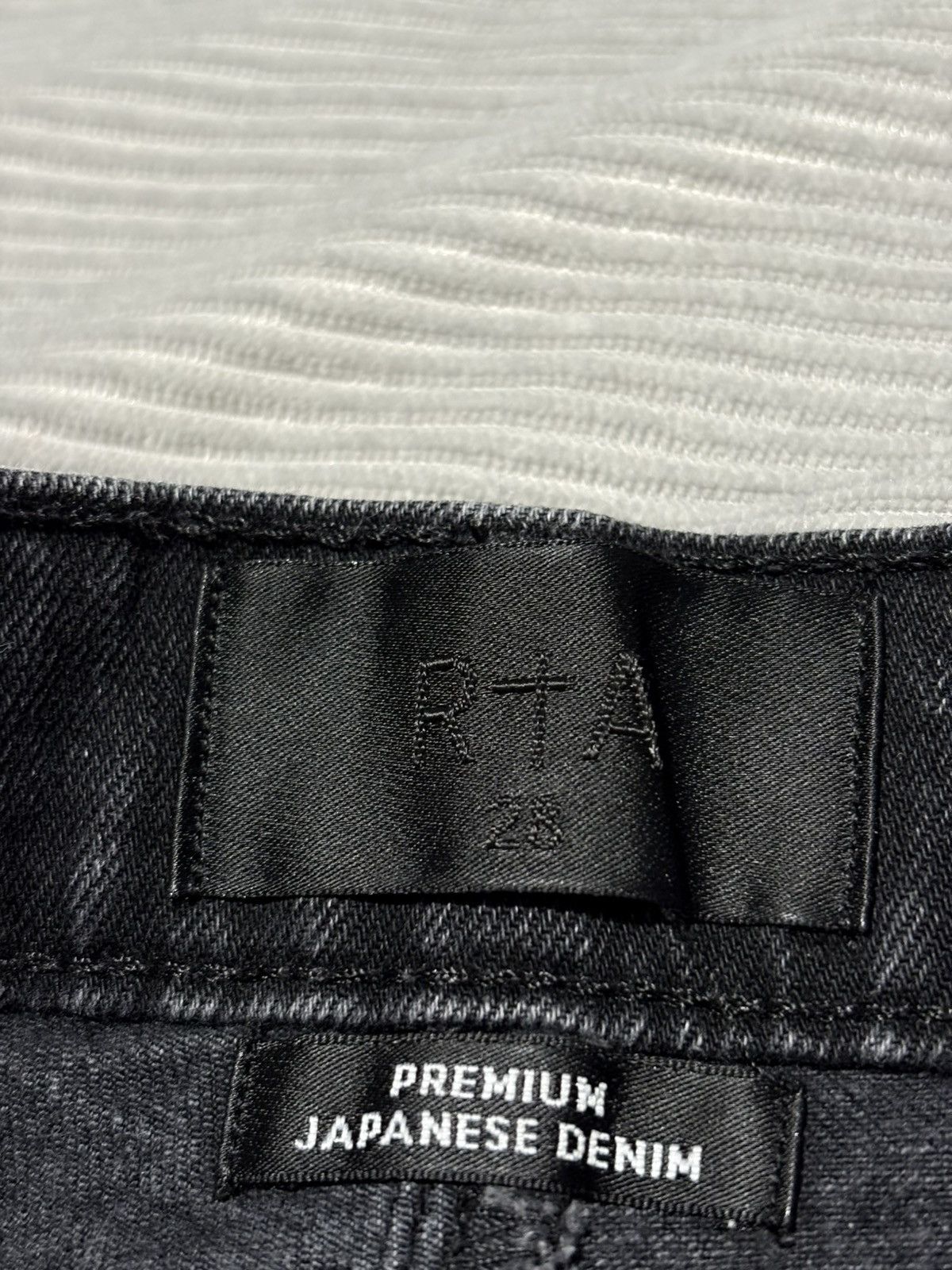 Rta 28 RTA Bryant Distressed Jeans Logo Gothic cross denim vtg Size US 28 / EU 44 - 11 Thumbnail