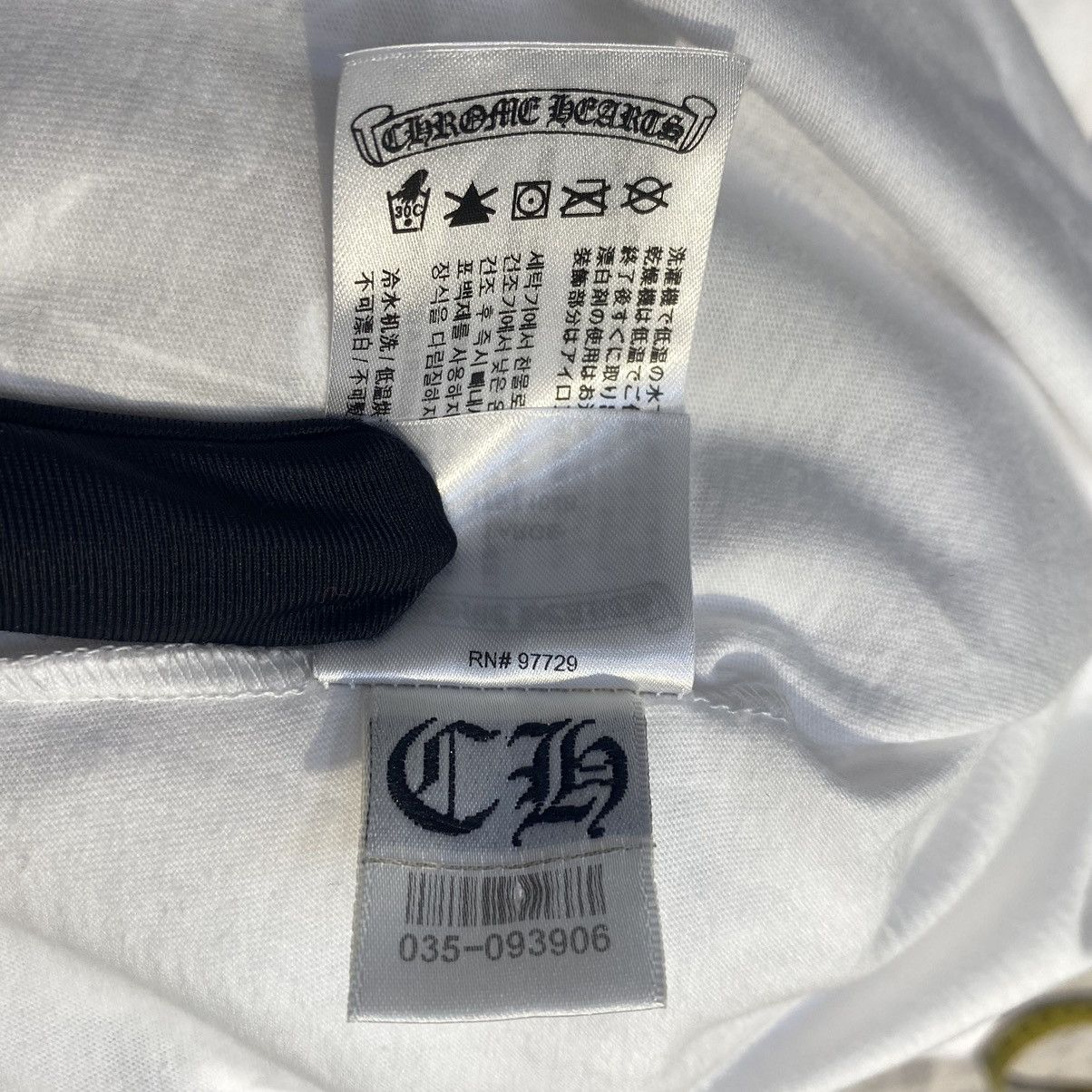 Chrome Hearts CHROME HEARTS black prints long sleeve white Size US L / EU 52-54 / 3 - 11 Thumbnail