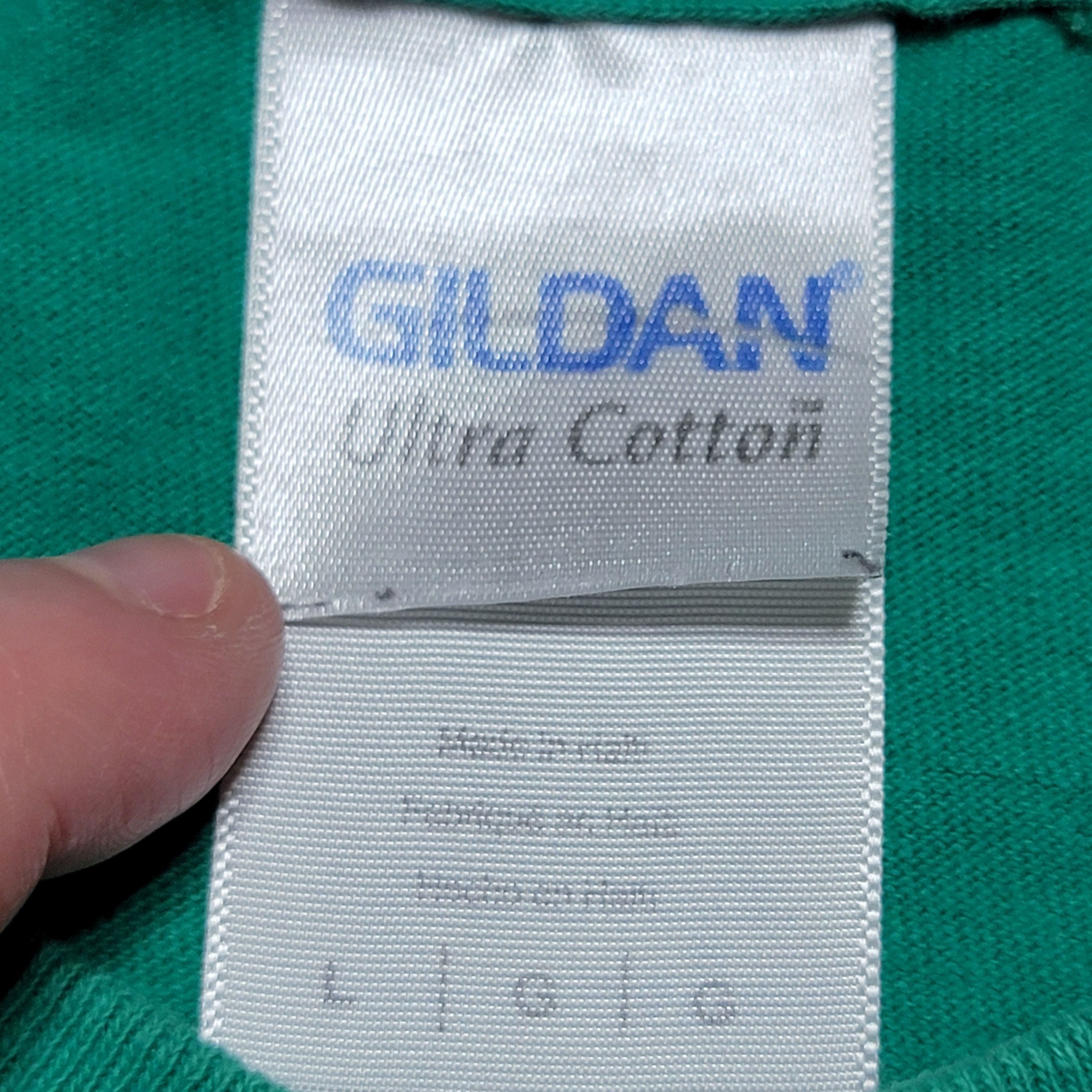 Gildan Gildan SS Green Unisex Tee Melting Rubix Cube - Size Large Size US L / EU 52-54 / 3 - 4 Thumbnail