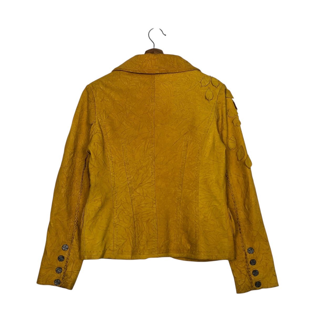 Japanese Brand 🔥VINTAGE CROPPED LEATHER JACKET SHEEPSKIN ISSEY MIYAKE Size M / US 6-8 / IT 42-44 - 10 Thumbnail