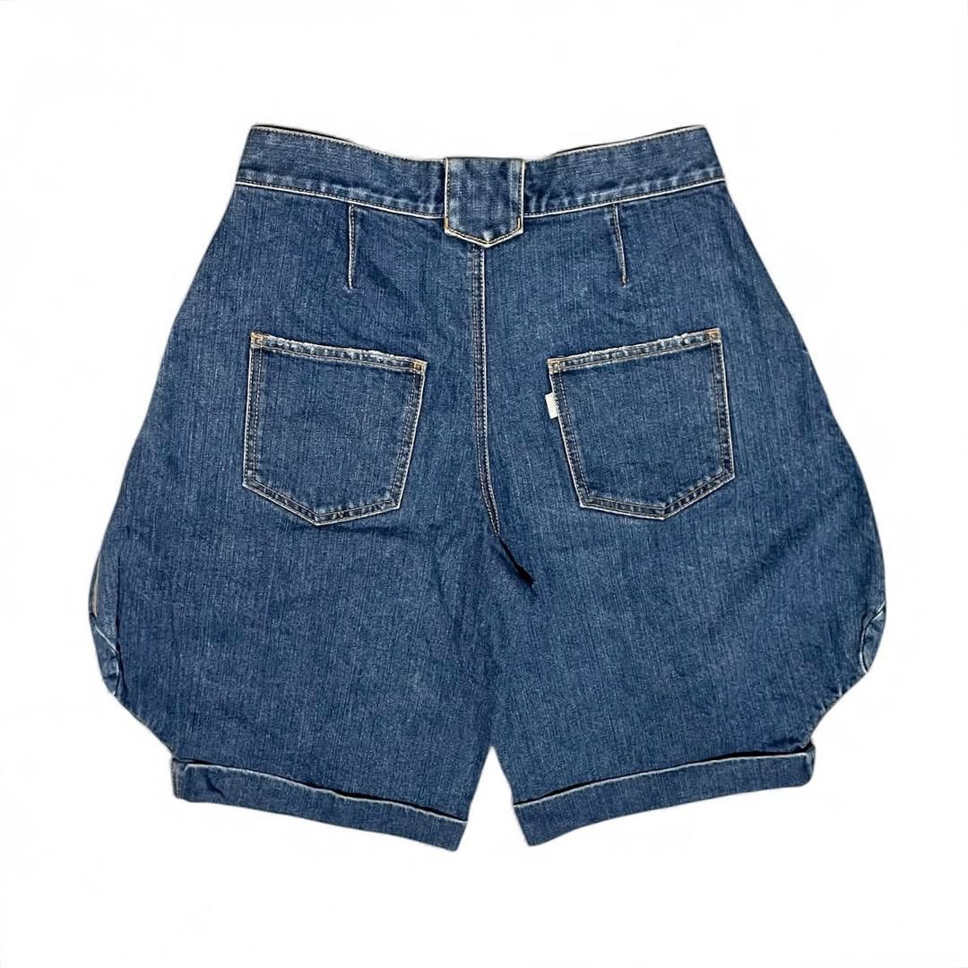 Issey Miyake Ne-net Issey Miyake Denim Short Balloon Pants Size US 30 / EU 46 - 2 Thumbnail