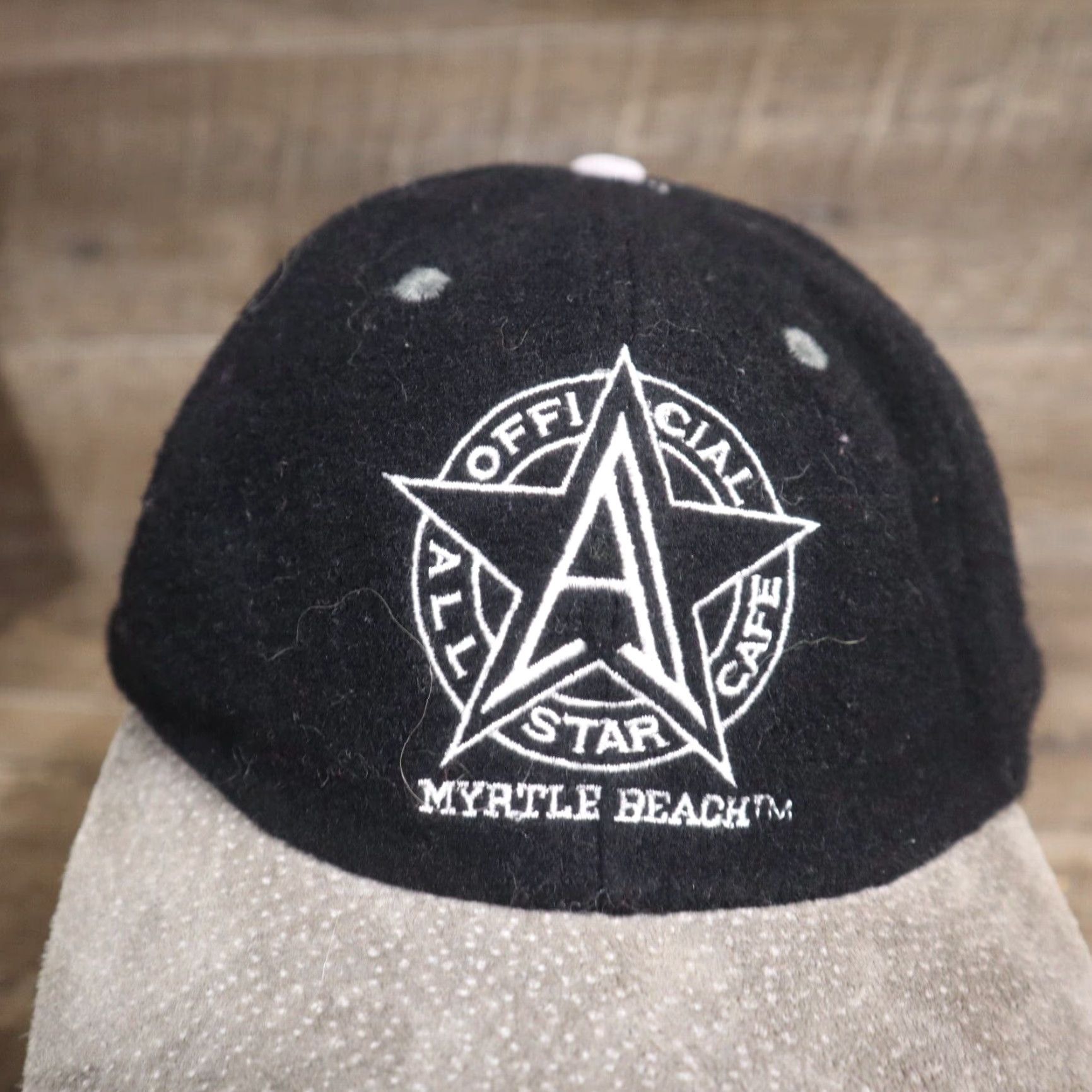 Vintage ALL STAR Official CAFE Myrtle Beach Adjustable Adult Cap Hat Size ONE SIZE - 2 Thumbnail