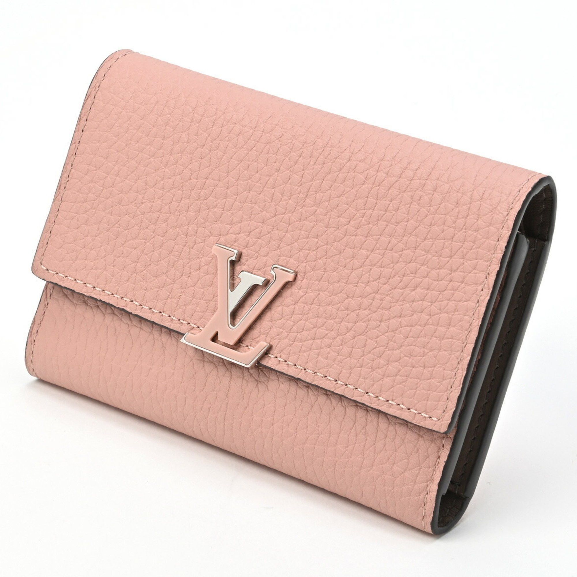 image of Louis Vuitton Portefeuille Capucines Compact M62156 Magnolia, Women's