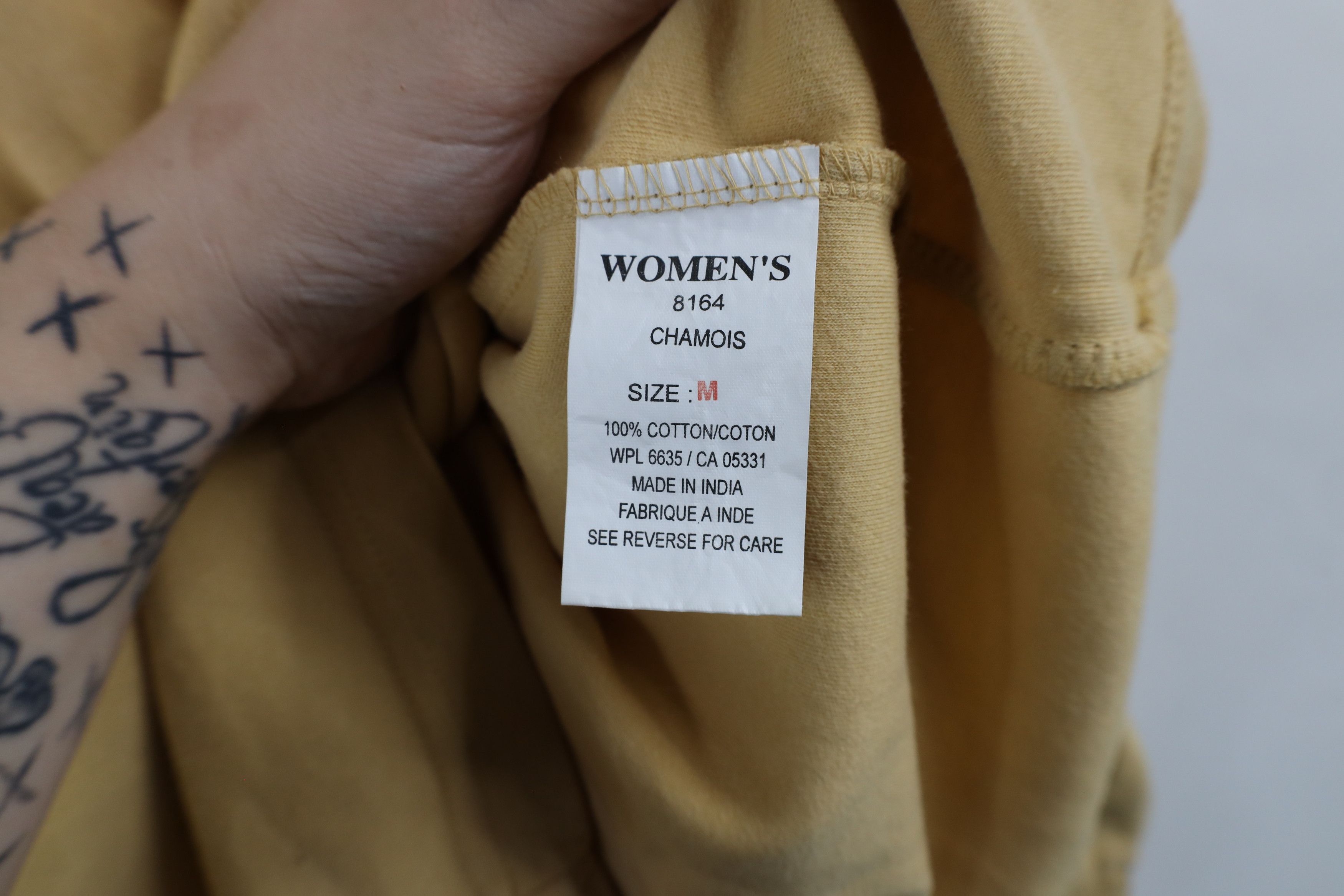 Vintage × Woolrich Woolen Mills Vintage 90s Woolrich Long Sleeve Turtleneck T-Shirt Yellow Size M / US 6-8 / IT 42-44 - 6 Thumbnail