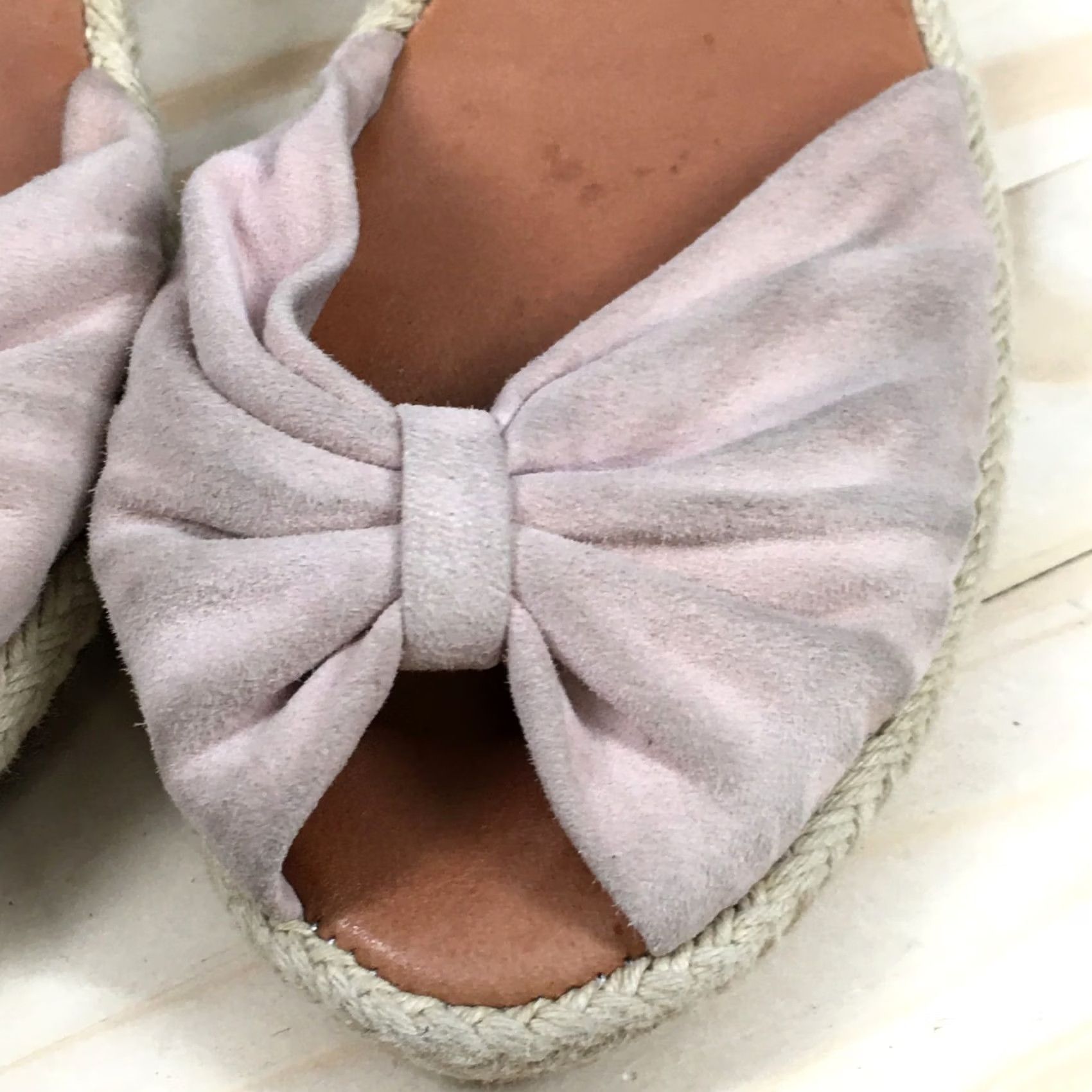 Vintage Gentle Souls by Kenneth Cole Sandals Womens Lucille Espadrille Pink Leather Size US 6 / IT 36 - 6 Thumbnail