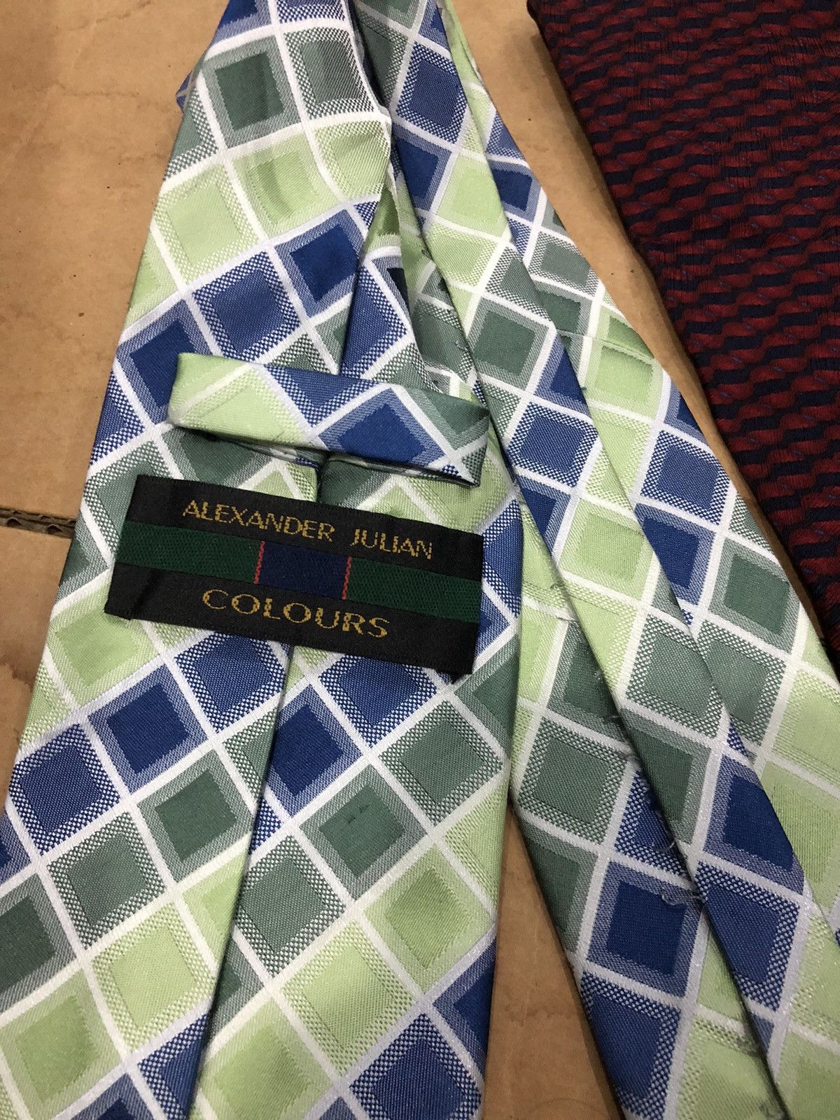 Alexander Julian Daniel craig x alexander julian silk neck tie Size ONE SIZE - 4 Thumbnail
