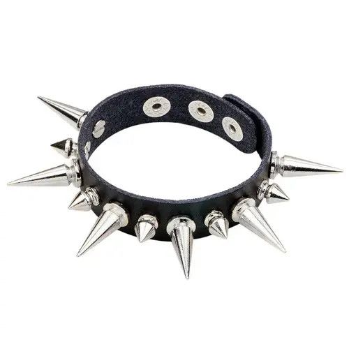 Leather Trend Men's Spike Alloy Bracelet Size ONE SIZE - 3 Thumbnail