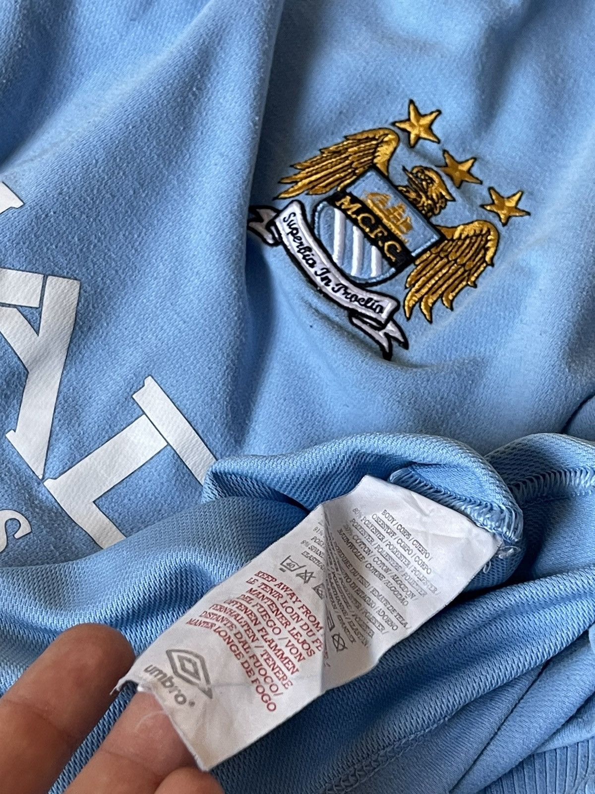 Umbro Umbro Manchester City vintage soccer jersey Size US M / EU 48-50 / 2 - 8 Thumbnail
