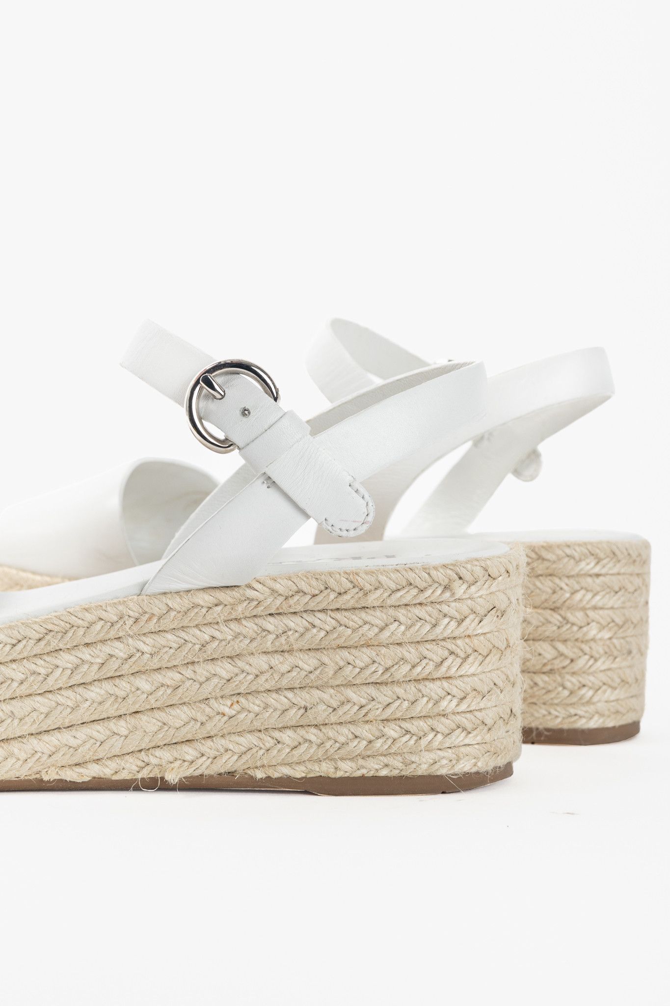 Prada Prada Vitello Montana Leather Espadrille Wedge Sandals Size US 9 / IT 39 - 8 Thumbnail