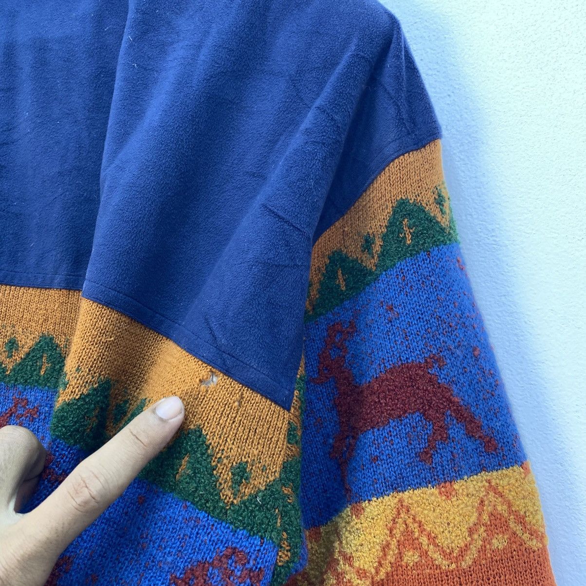 Japanese Brand 💥Vintage Pinore Aztec Bomber Size US M / EU 48-50 / 2 - 7 Thumbnail