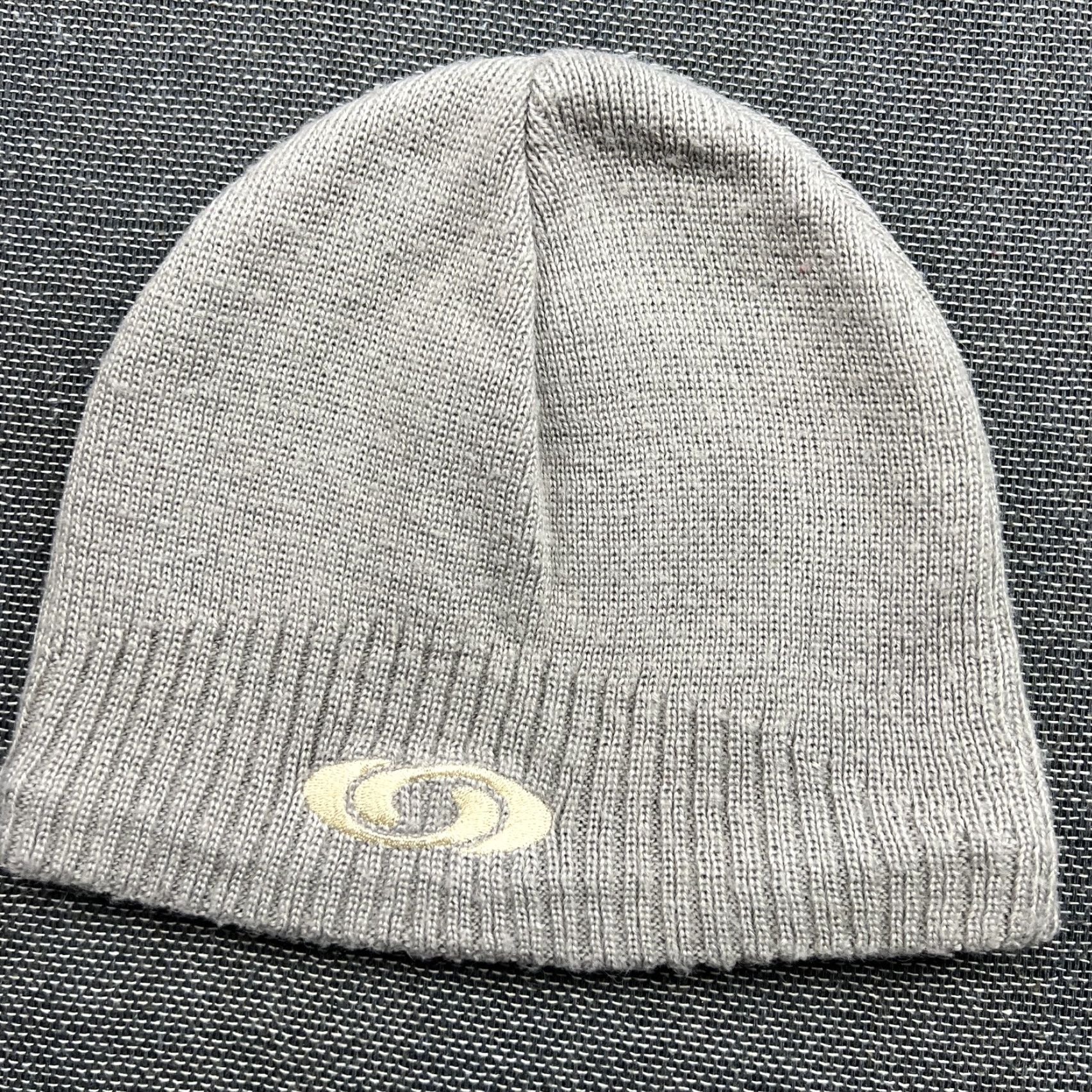 Salomon VINTAGE Salomon Beanie Hat One Size Wool Blend Gray Insulated Outdoor Sport Mens Womens Unisex Adults Beanie Thermal Insulated Hat Size ONE SIZE - 2 Thumbnail