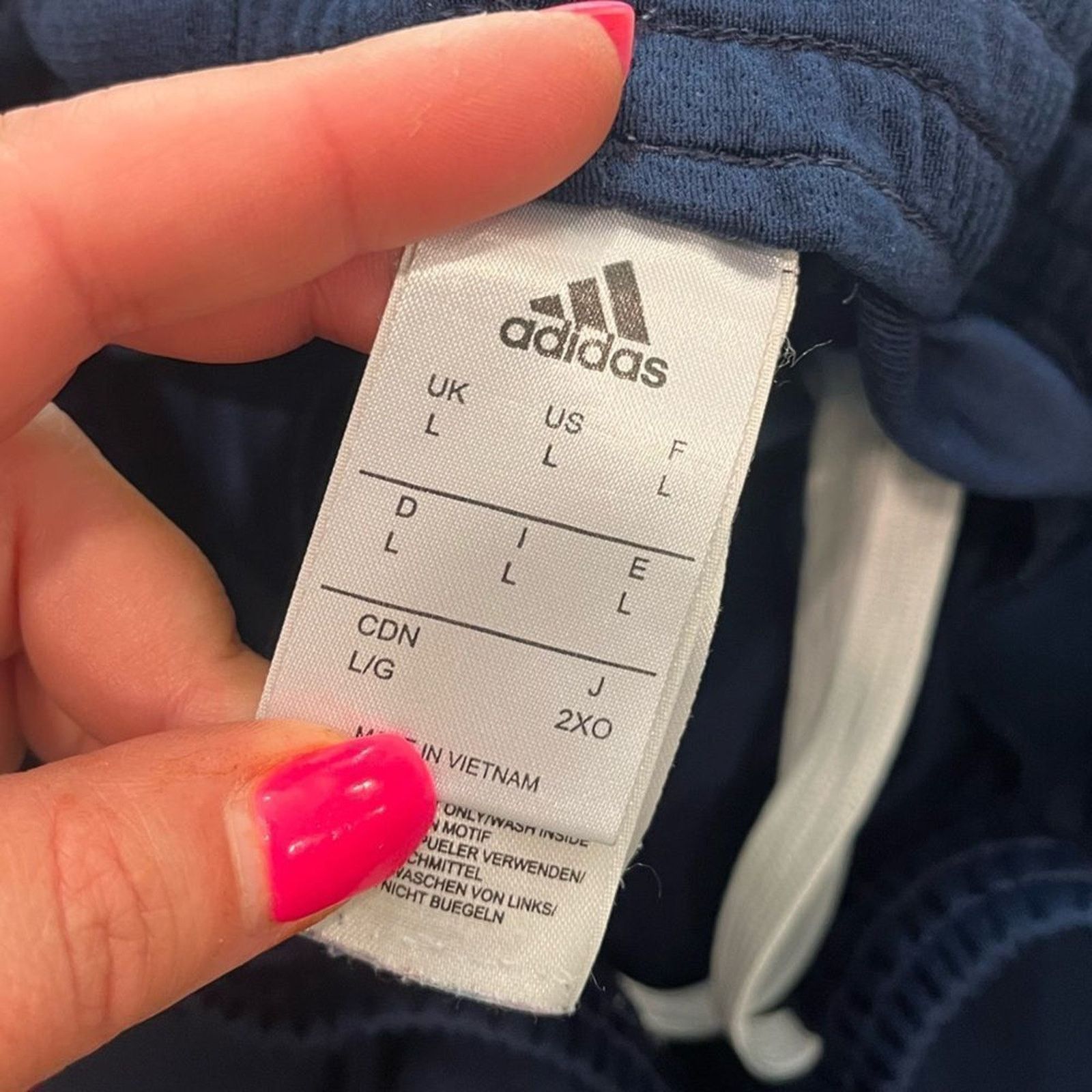 Adidas Adidas Navy Athletic Basketball Shorts Size L Size US 31 - 4 Thumbnail