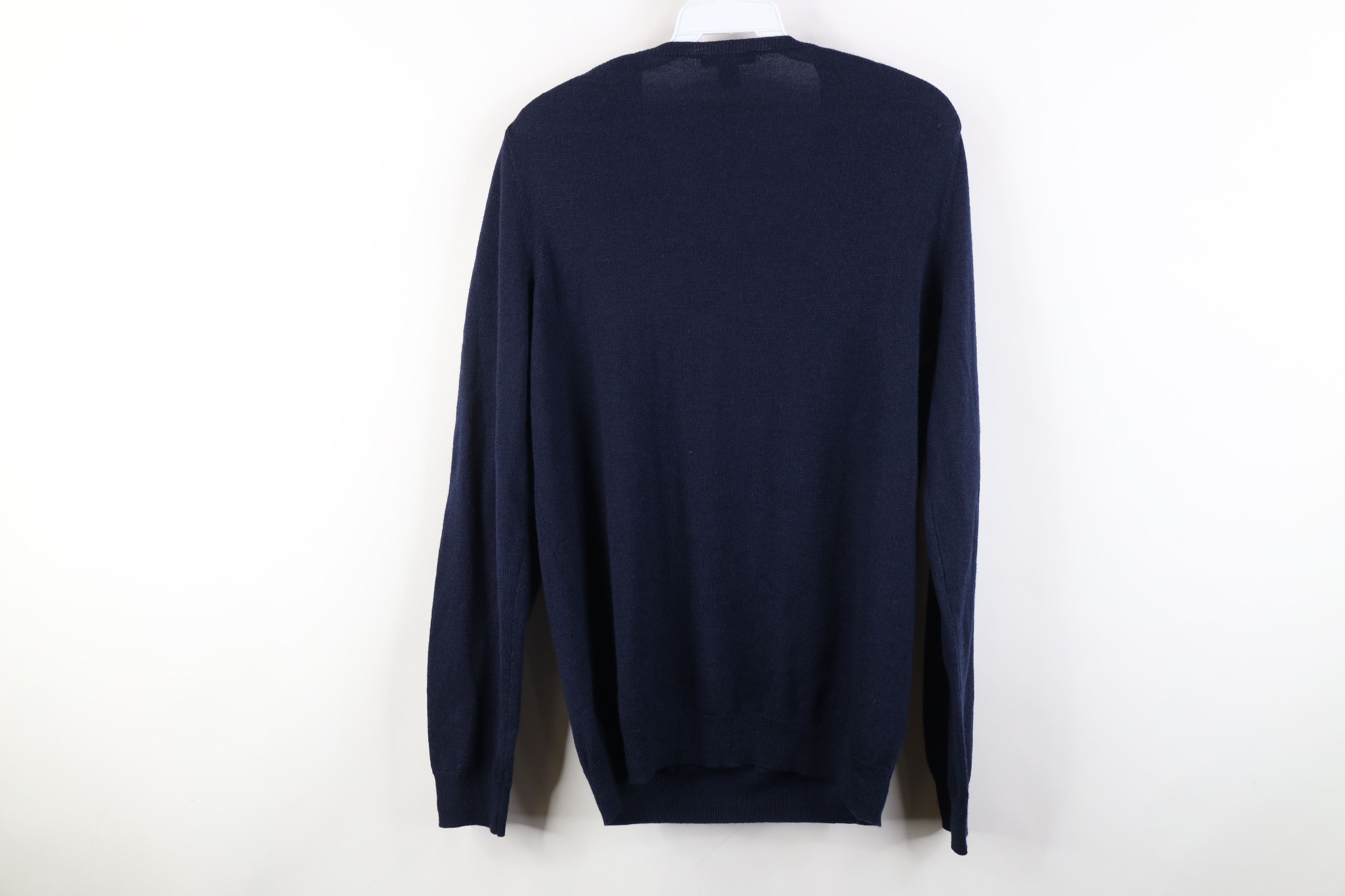 Gap Vintage Y2K Gap Fine Merino Knit V-Neck Sweater Navy Blue Size US S / EU 44-46 / 1 - 9 Thumbnail