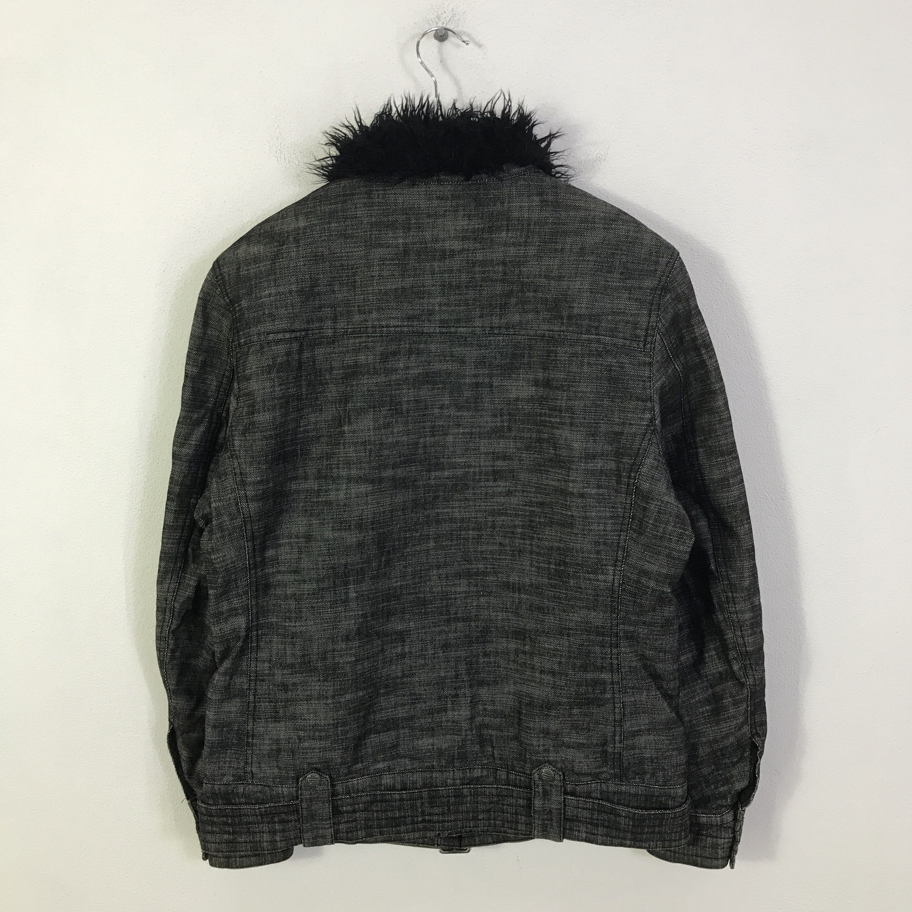 Schlussel Schlussel Black Denim Sherpa Jacket K125B14 Size US M / EU 48-50 / 2 - 3 Thumbnail