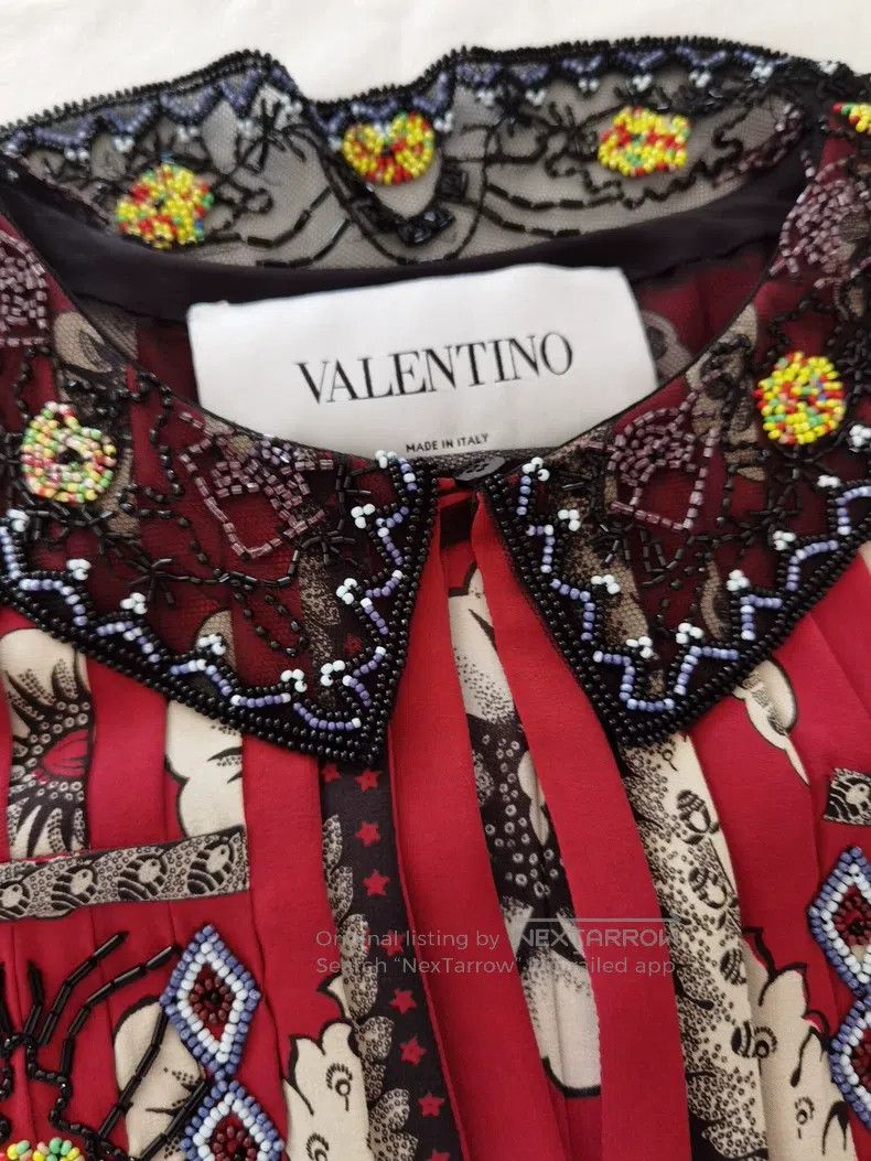 Valentino Valentino Silk stud beaded dress skirt Size M / US 6-8 / IT 42-44 - 3 Thumbnail