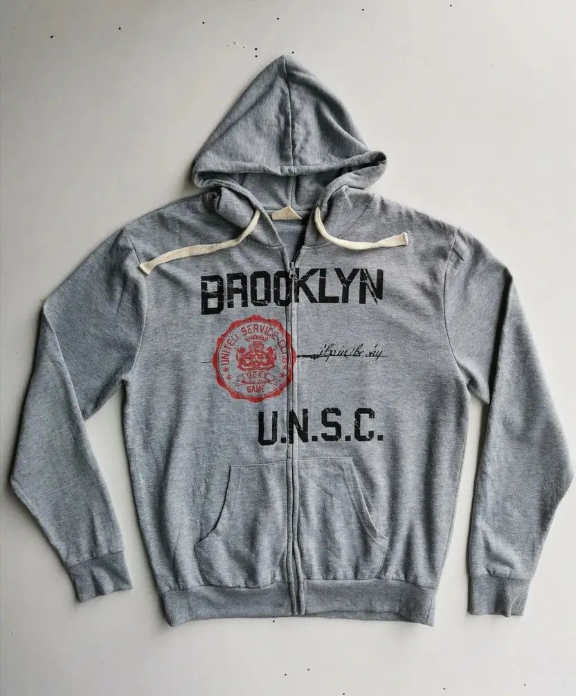 Brooklyn Cloth Brooklyn U.N.S.C Big Logo Hoodie Sweatshirt Size US L / EU 52-54 / 3 - 6 Thumbnail