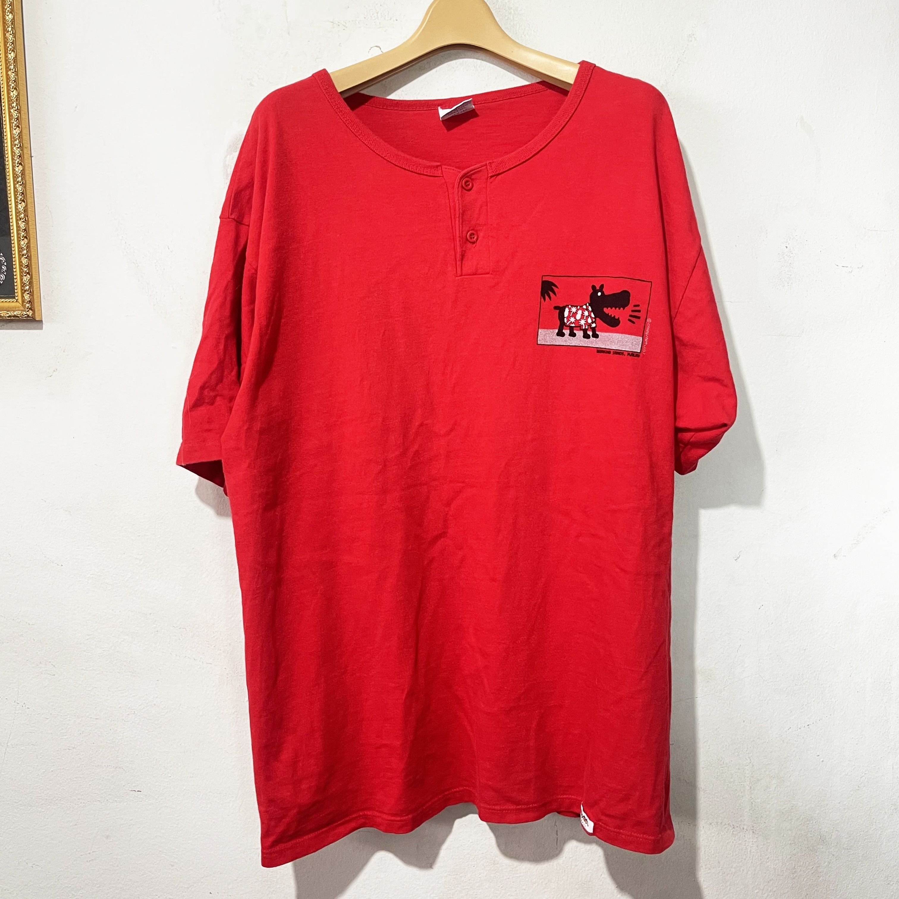 Vintage Vintage 90s Barking Sands Crazy Shirt Kauai T-Shirt Size US L / EU 52-54 / 3 - 3 Thumbnail