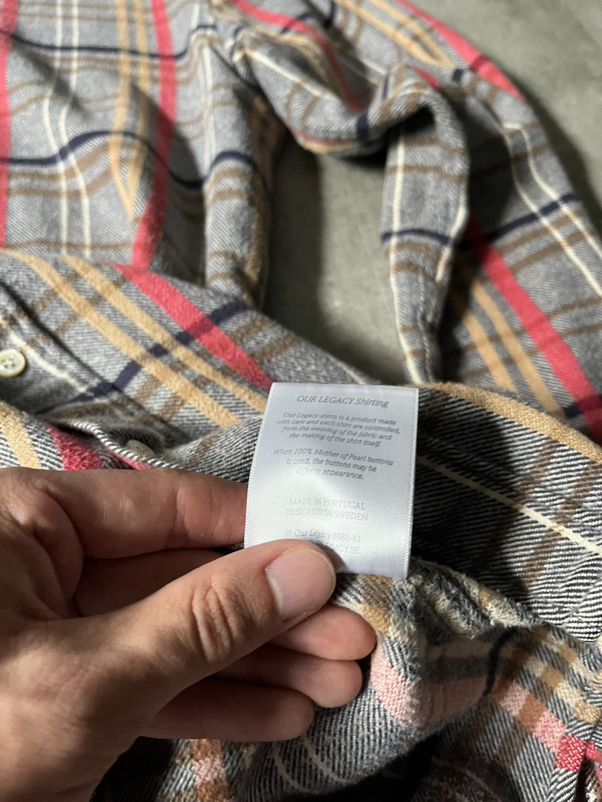 Our Legacy Our Legacy flannel shirt button up checked overshirt Size US S / EU 44-46 / 1 - 10 Thumbnail