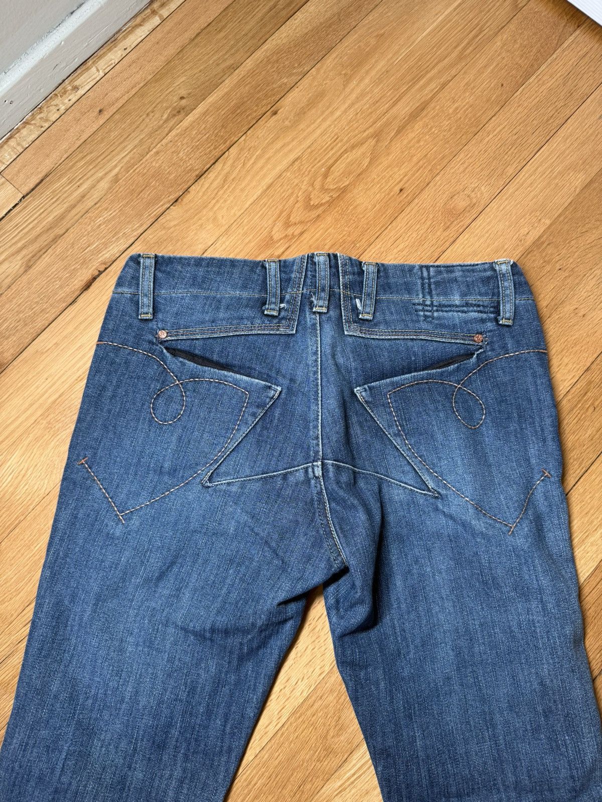 Marithe + Francois Girbaud Marithe Francois Girbaud Star Embroidered Western Denim Size US 30 / EU 46 - 5 Thumbnail