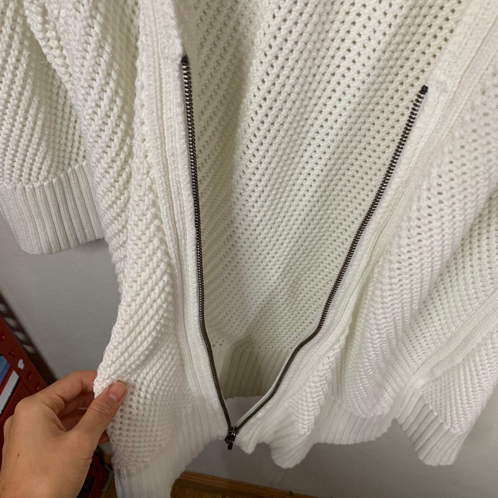 Banana Republic Banana Republic White Knit Sweater Size M Size M / US 6-8 / IT 42-44 - 6 Thumbnail