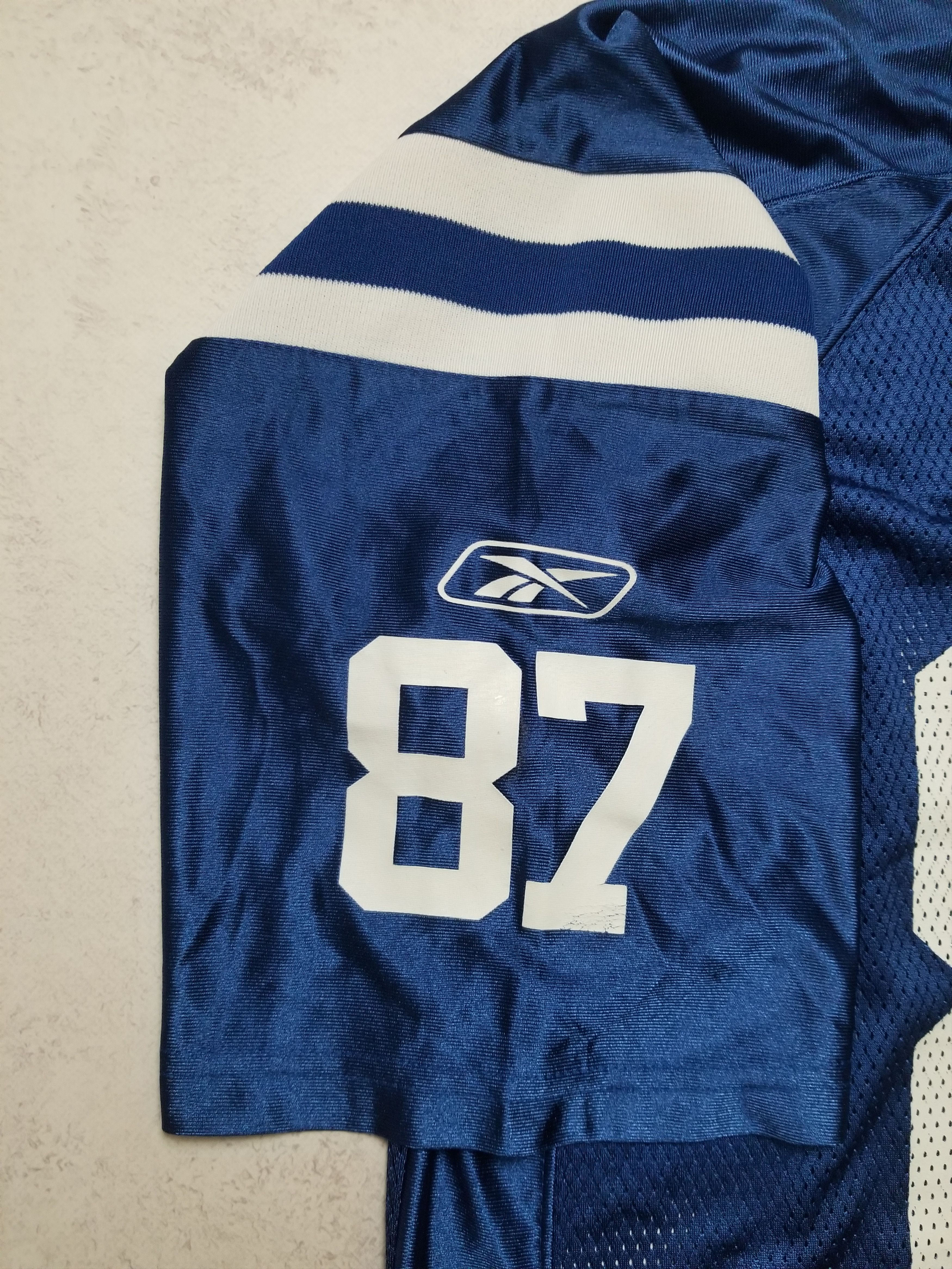 Reebok VTG Indianapolis Colts Reggie Wayne #87 OnField NFL Jersey Size US XXL / EU 58 / 5 - 6 Thumbnail