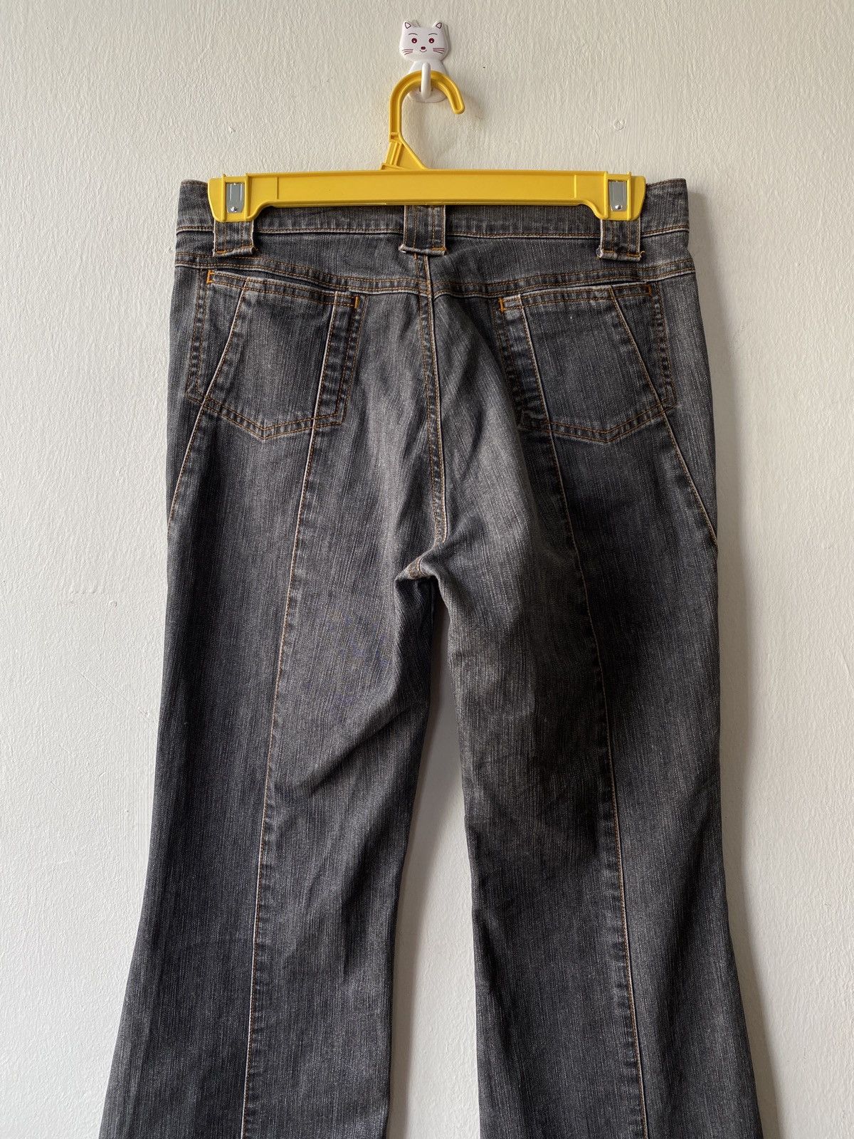 If Six Was Nine × Japanese Brand × Tornado Mart Japanese Brand Carouge Excellent Spiral Cut Flare Denim Size US 27 - 8 Thumbnail