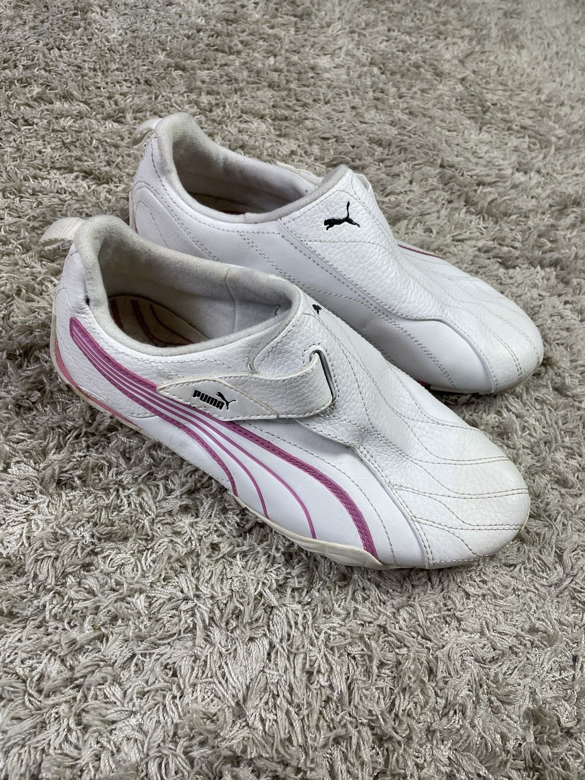 Puma × Vintage Vintage Y2K Puma Speedcat Velcro Shoes Sneakers Size US 5 / EU 37 - 2 Thumbnail