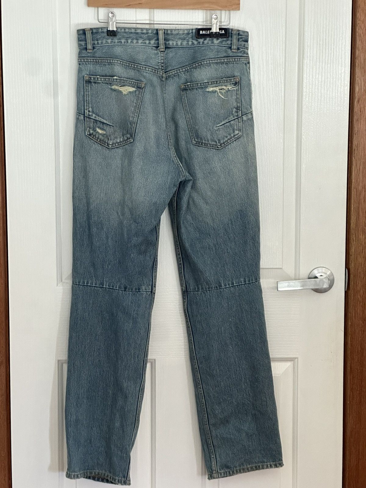 Balenciaga Balenciaga Biker Darts Jeans Size US 29 - 2 Thumbnail