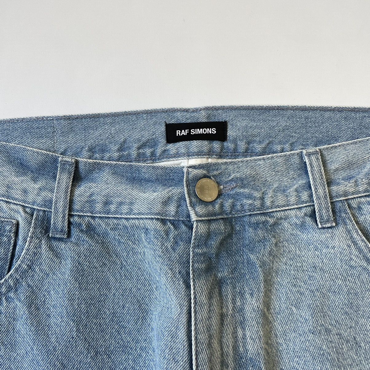 Raf Simons S/S 20 Destroyed Double Layer Jeans Size US 34 / EU 50 - 4 Thumbnail