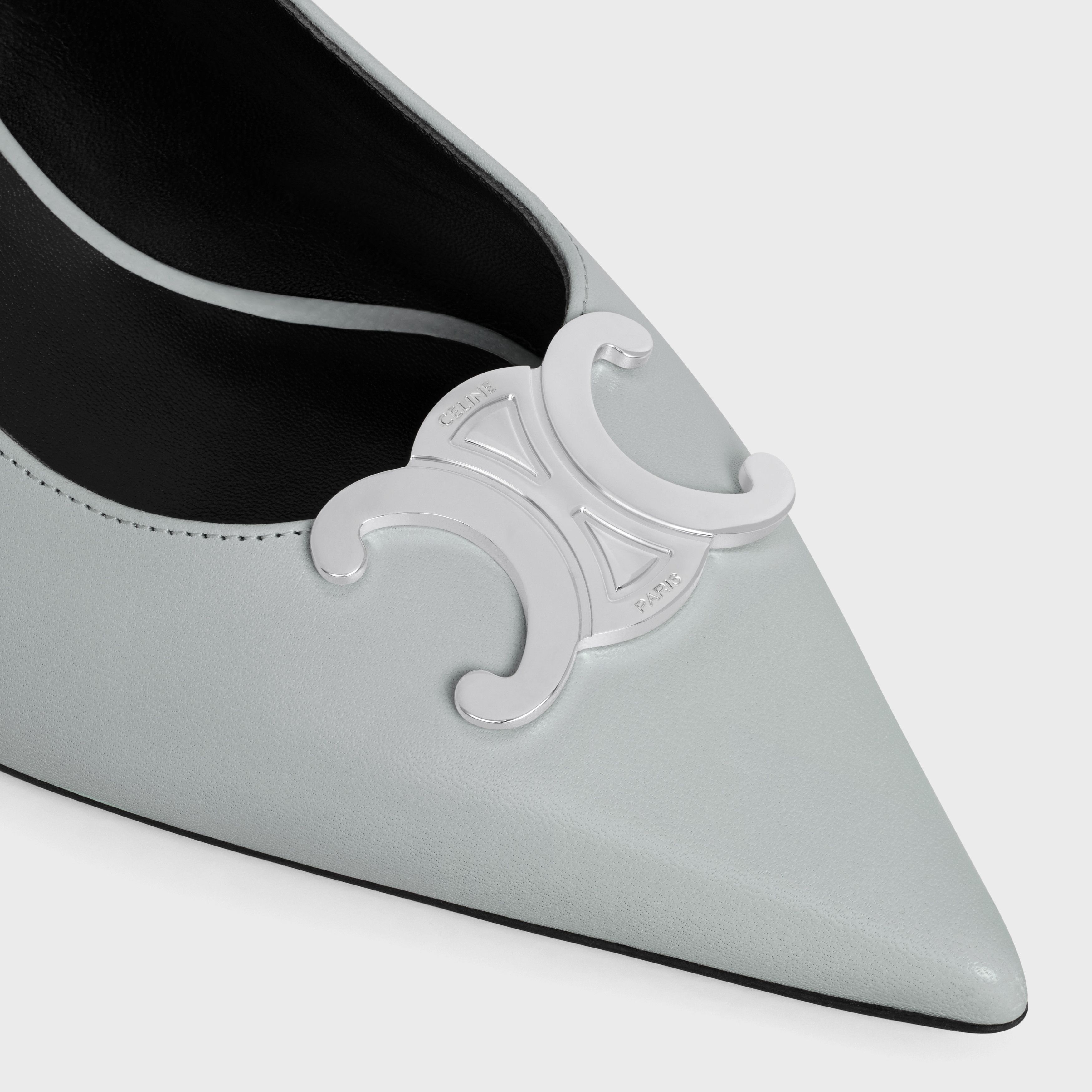 Celine o1bcso1str0925 356833957C Alma Triomphe Slingback in Blue Size US 10 / IT 40 - 4 Thumbnail