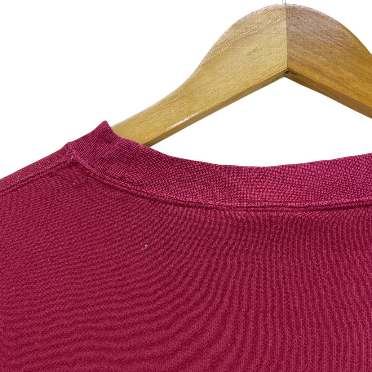 Nike 💥 Vintage Nike crewneck Sweatshirt Maroon Big Blue swoosh Size US M / EU 48-50 / 2 - 7 Thumbnail