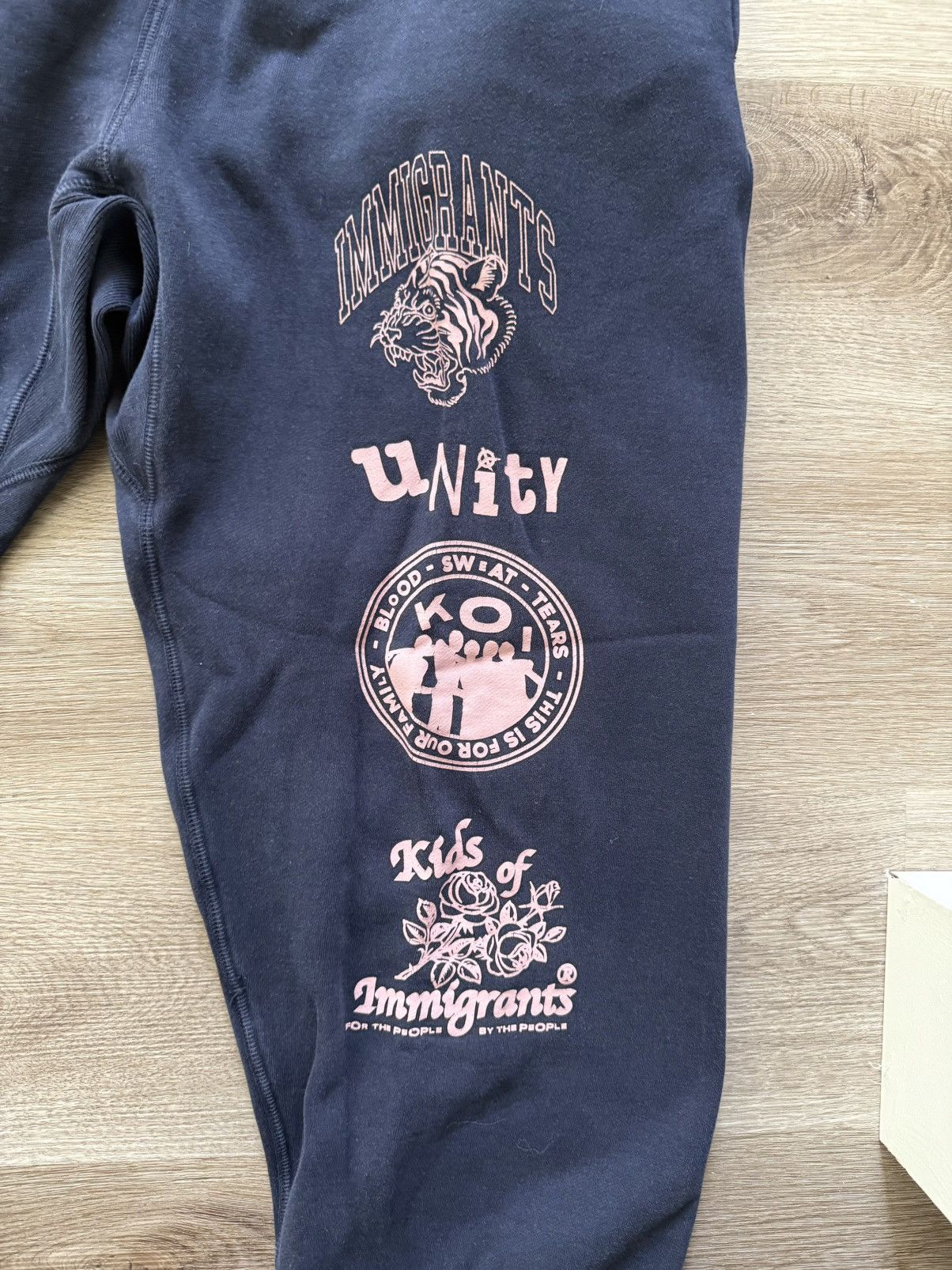 Other Kids of Immigrants Navy Sweatpants Size US 36 / EU 52 - 2 Thumbnail