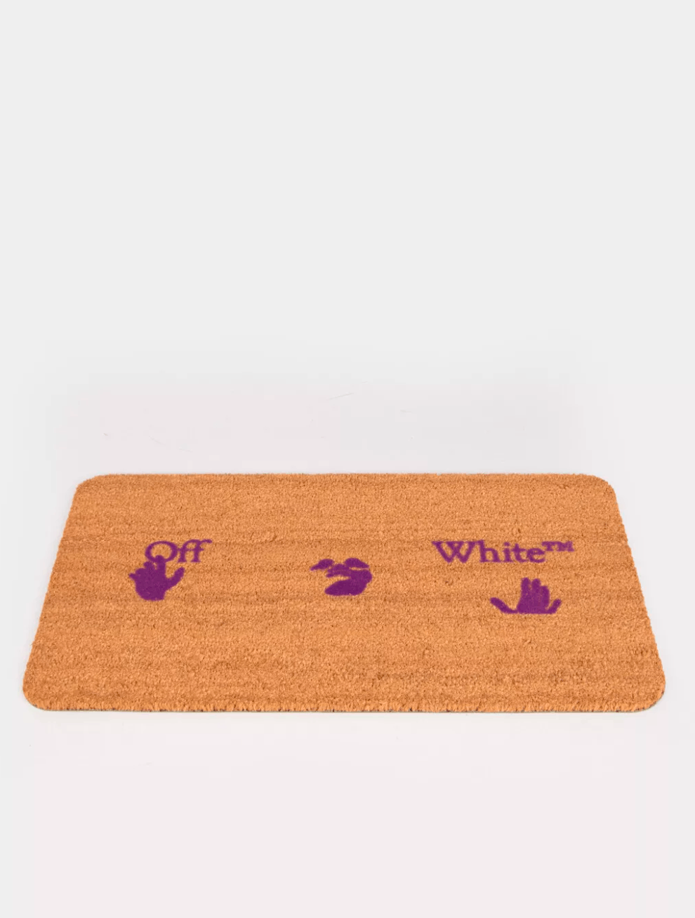 Off-White Off-White Coconut Fiber Doormat Size ONE SIZE - 1 Thumbnail
