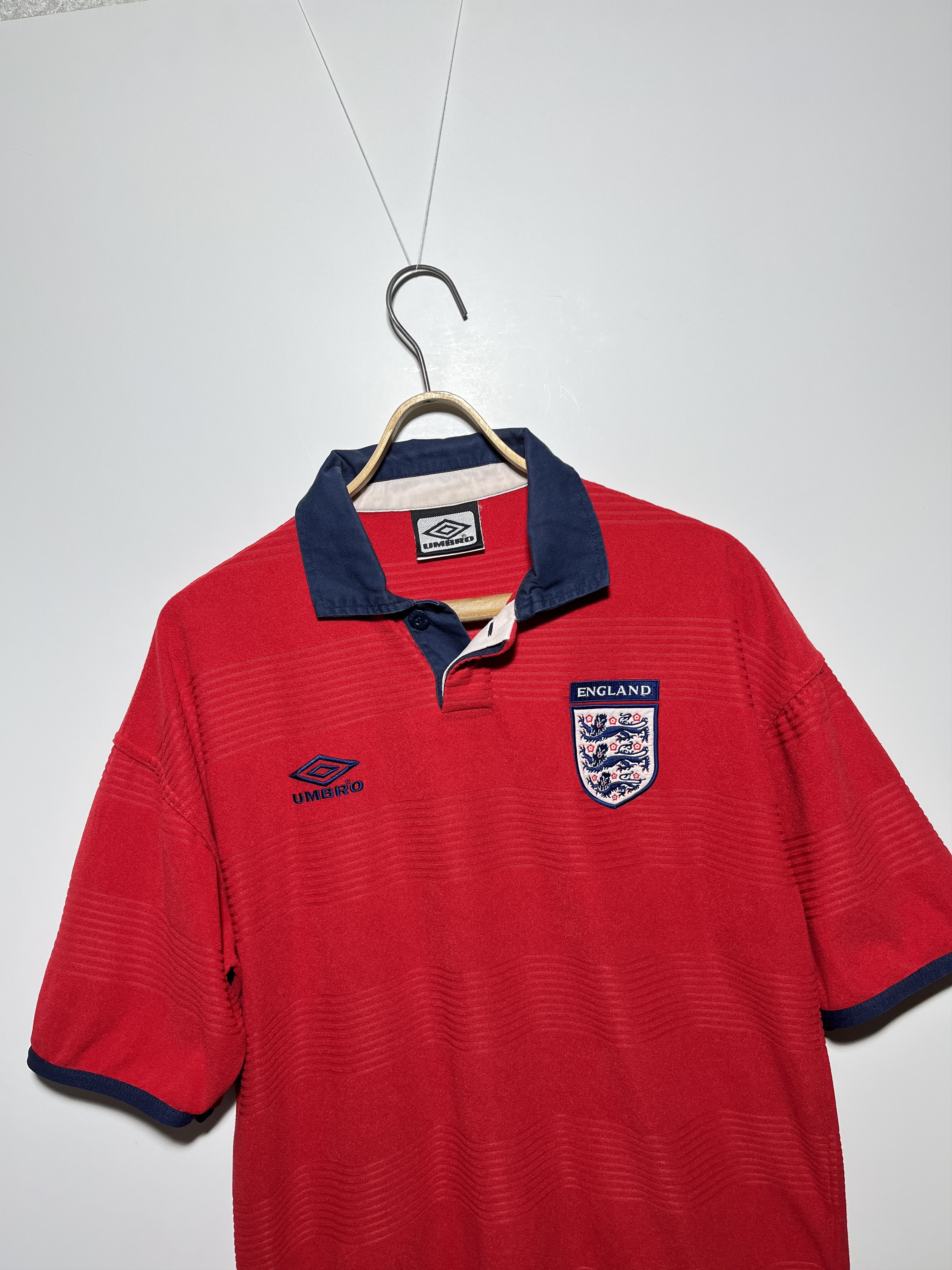 Umbro × Vintage Umbro England National Team 1999-2001 Away Football Jersey Size US L / EU 52-54 / 3 - 3 Thumbnail