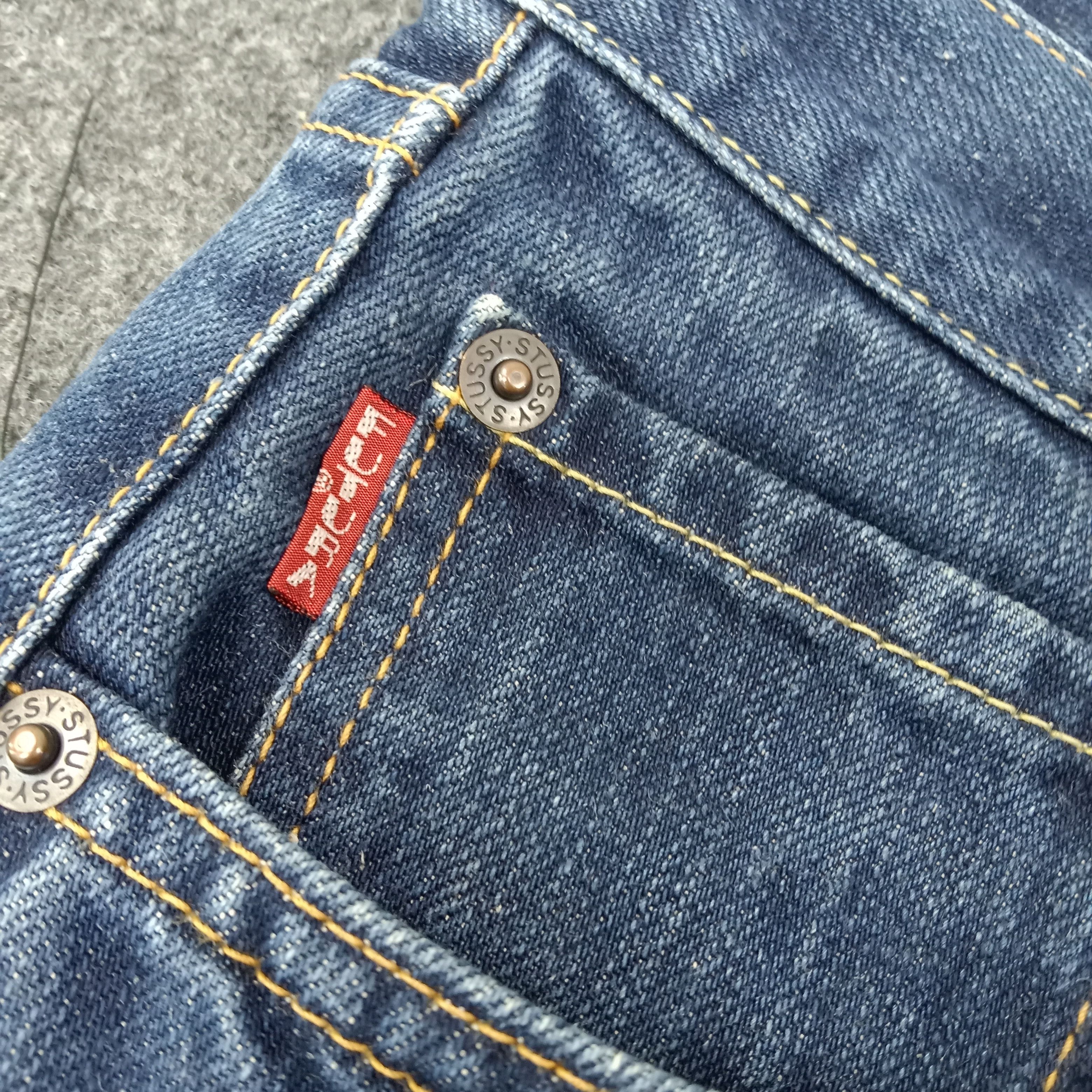 Stussy Stussy American Streetwear Style Denim Jeans C228N33 Size US 27 - 8 Thumbnail