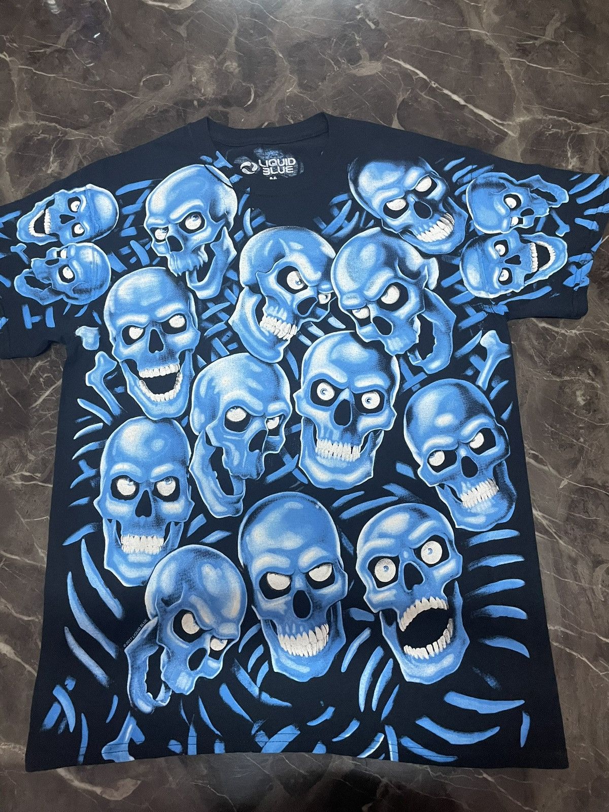 LIQUID BLUE SKULL