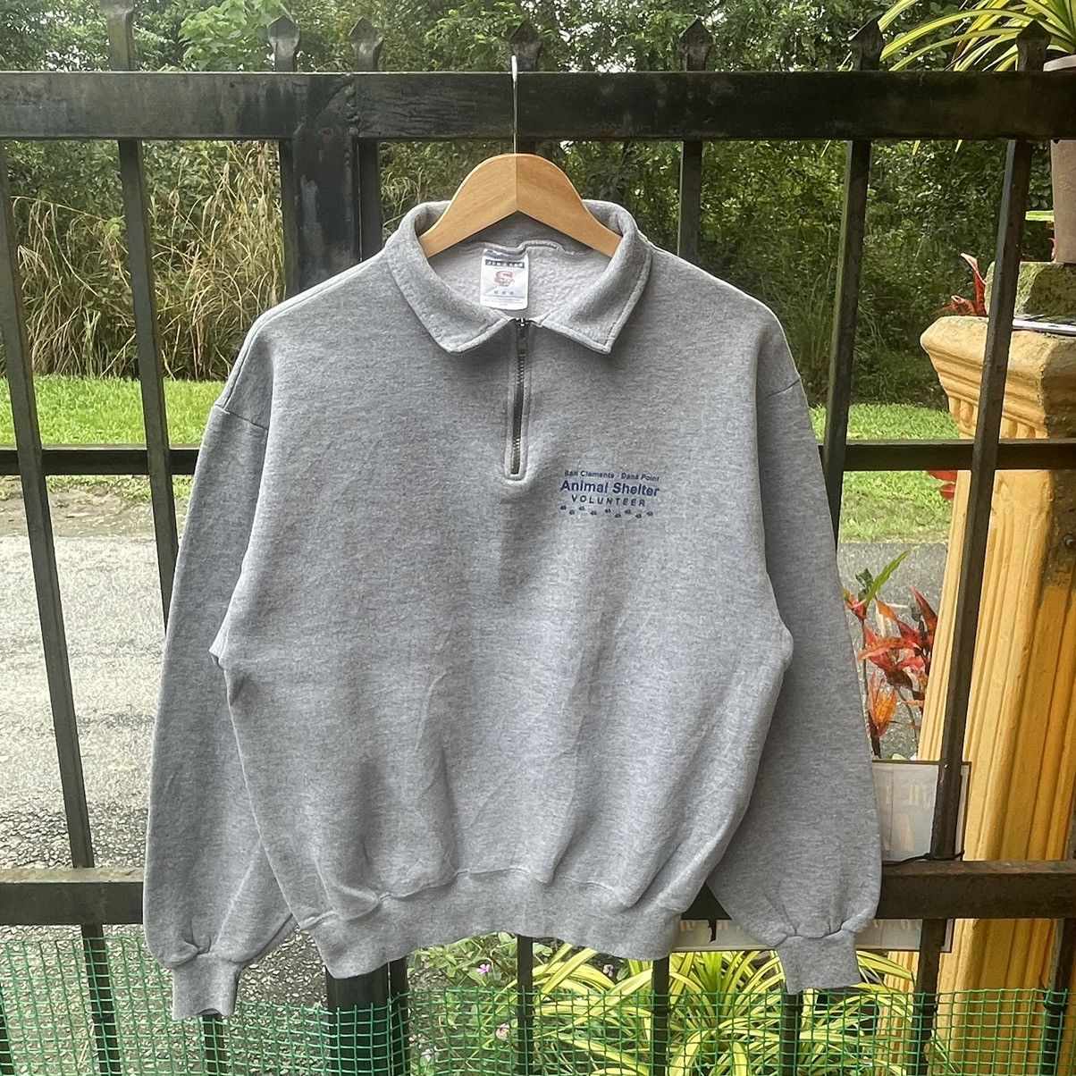 Jerzees × Vintage 🔥Vintage San Clemente Half Zipper Sweatshirts Size US S / EU 44-46 / 1 - 1 Thumbnail