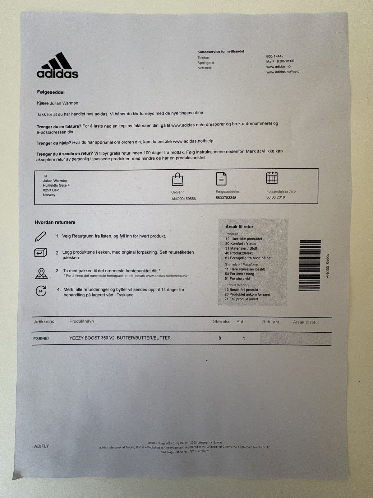 Adidas Adidas Yeezy 350 V2 Butter Size US 8.5 / EU 41-42 - 11 Thumbnail