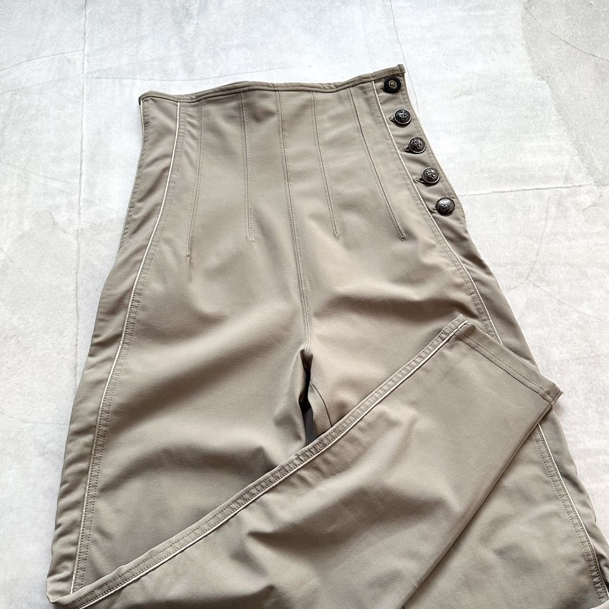 Marithe + Francois Girbaud Vintage Marithe Francois Girbaud Corset Twisted Seam Pants Size 32" / US 10 / IT 46 - 1 Thumbnail