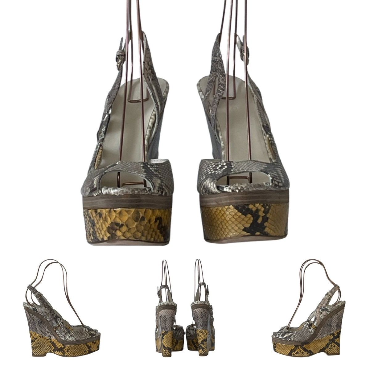 Gucci Gucci Kotao Wedge Sandals Size US 9 / IT 39 - 16 Thumbnail
