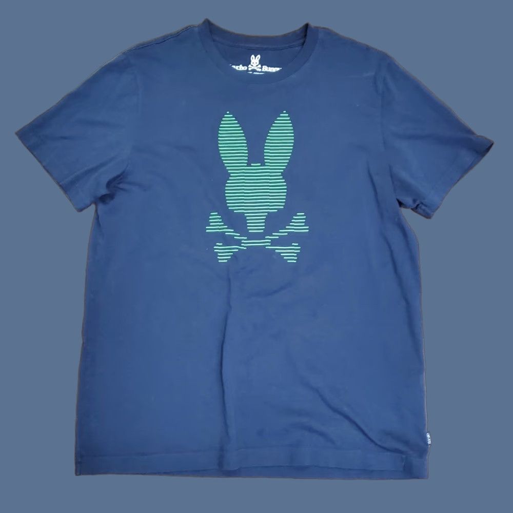 Psycho Bunny Psycho Bunny Shirt Mens 5 Black Skull Bunny Graphic Tee Tagless Pima Cotton Size US S / EU 44-46 / 1 - 1 Thumbnail