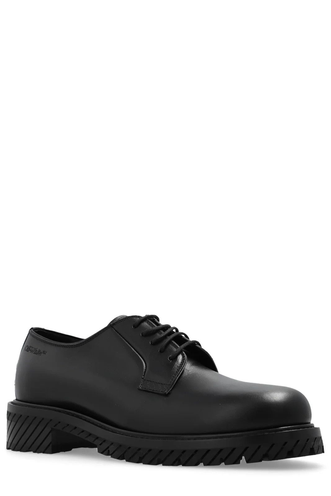 Off-White o1y0225 Logo Laced Shoes in Black Size US 8 / EU 41 - 2 Thumbnail