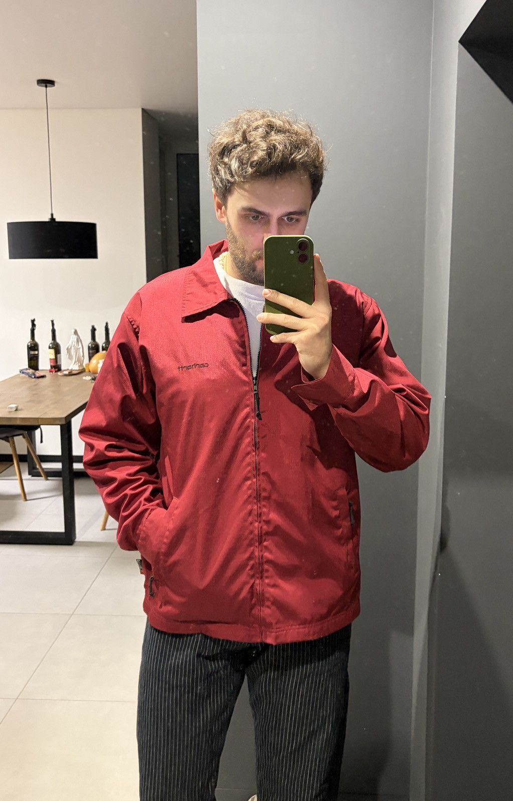 Carhartt Carhartt CORDURA Red Work Jacket Windbreaker Size US XL / EU 56 / 4 - 5 Thumbnail