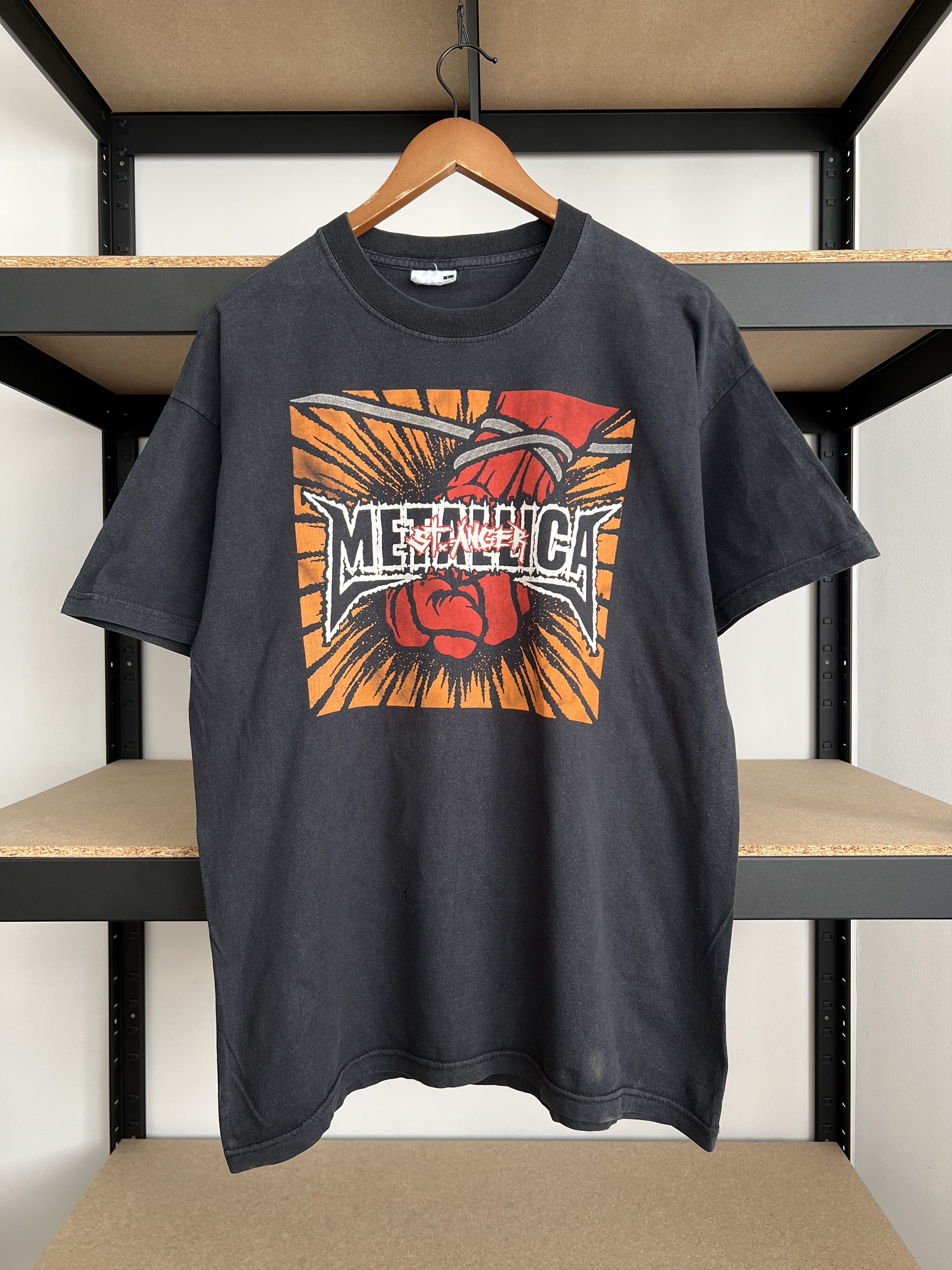 Band Tees Vintage 2000s Metallica St. Anger Tour Black T-shirt Size US L / EU 52-54 / 3 - 1 Thumbnail