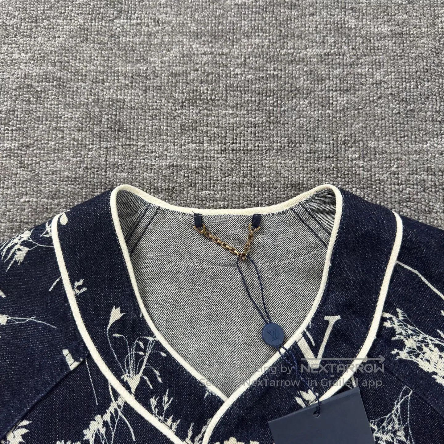 Louis Vuitton LV Floral Print Short Sleeve Shirt. Size M / US 6-8 / IT 42-44 - 8 Thumbnail